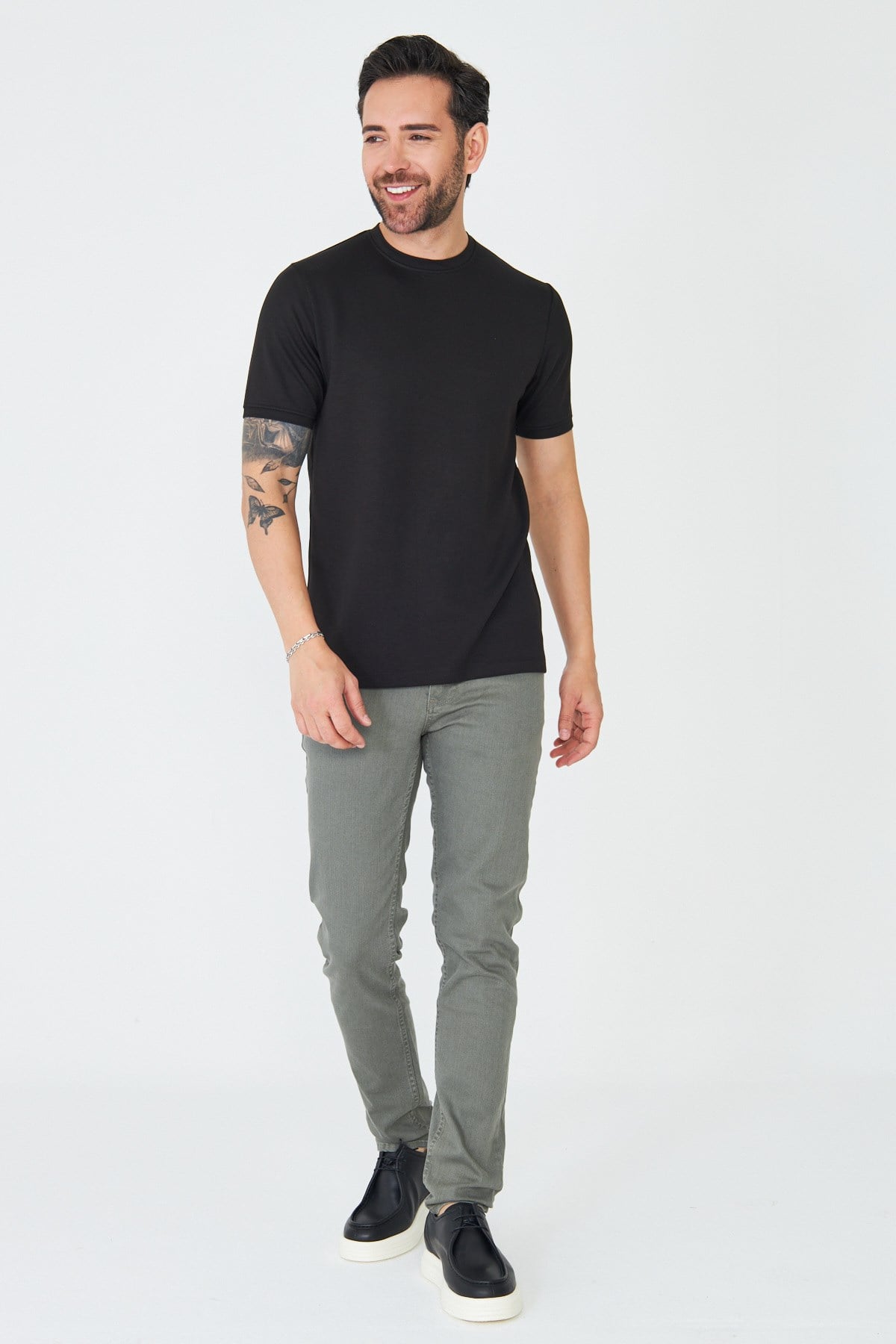 Çağla Yeşili Erkek Spor Gabardin Pantolon