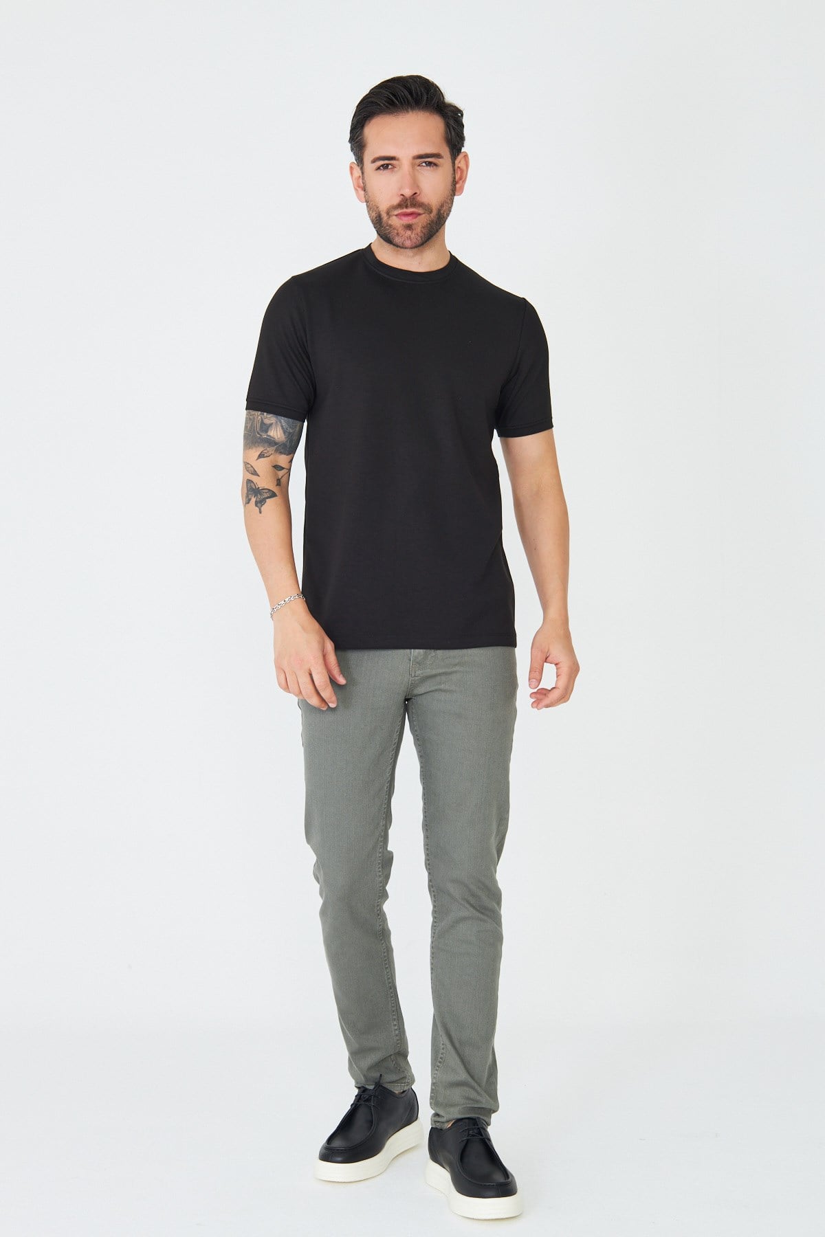 Çağla Yeşili Erkek Spor Gabardin Pantolon