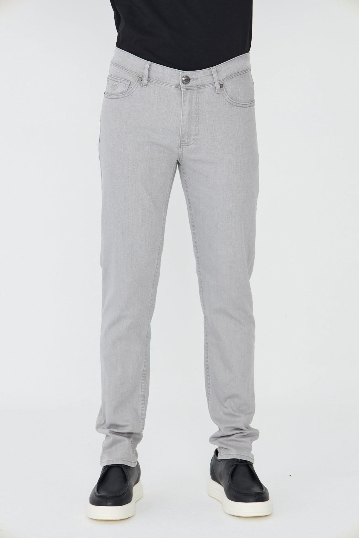 Gri Erkek Gabardin Spor Pantolon