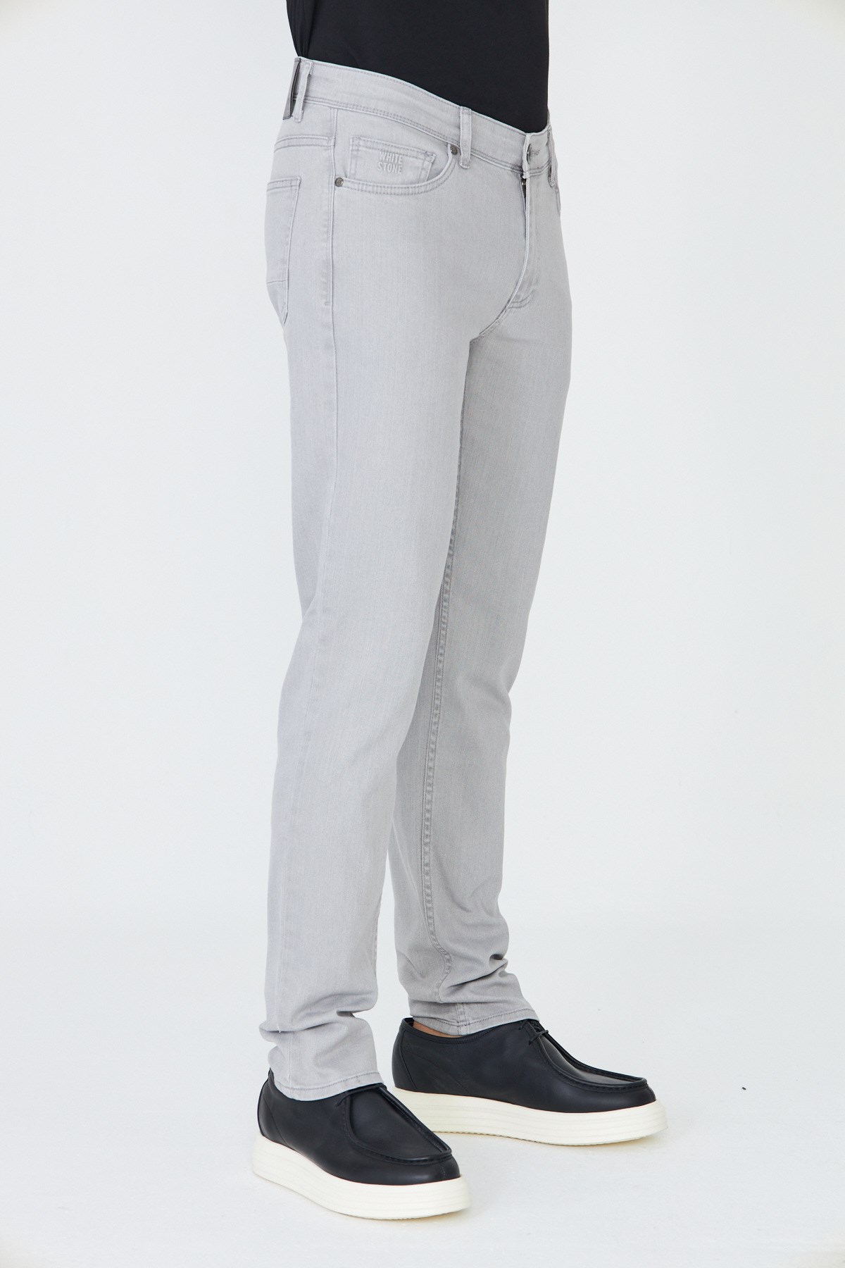 Gri Erkek Gabardin Spor Pantolon