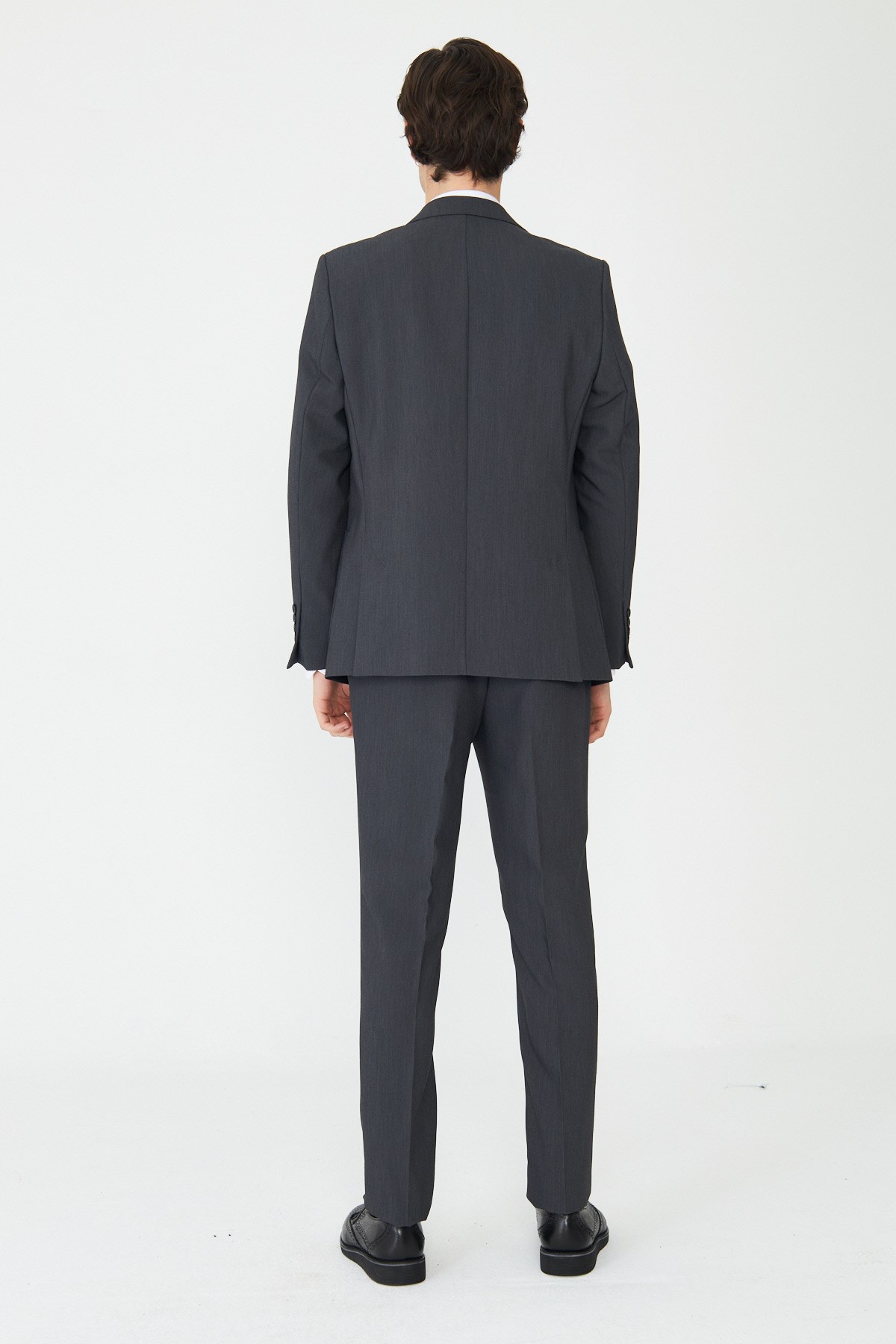 Gri Modern Kesim Slim Fit Premium Takım Elbise
