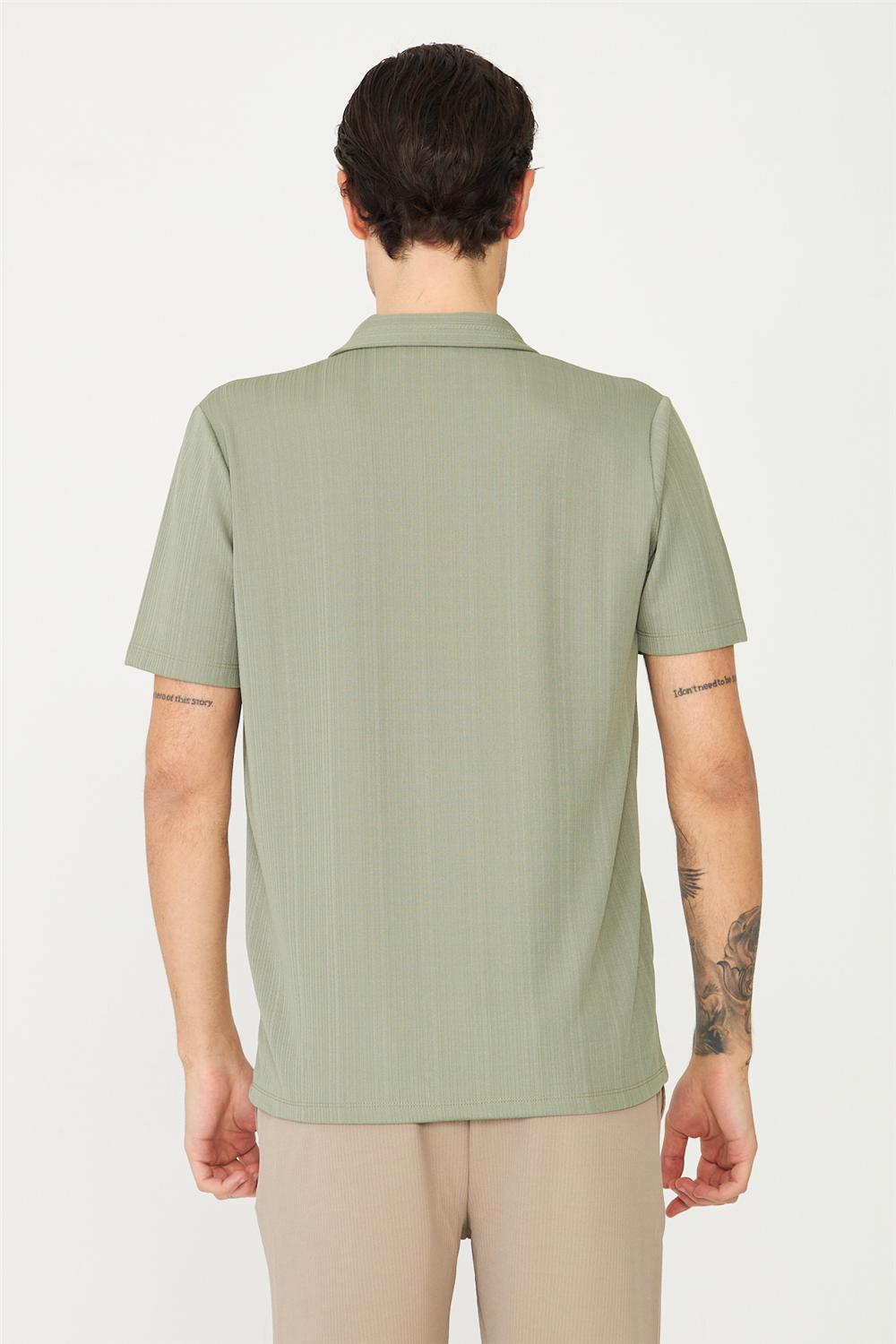 Haki Gömlek T-Shirt 