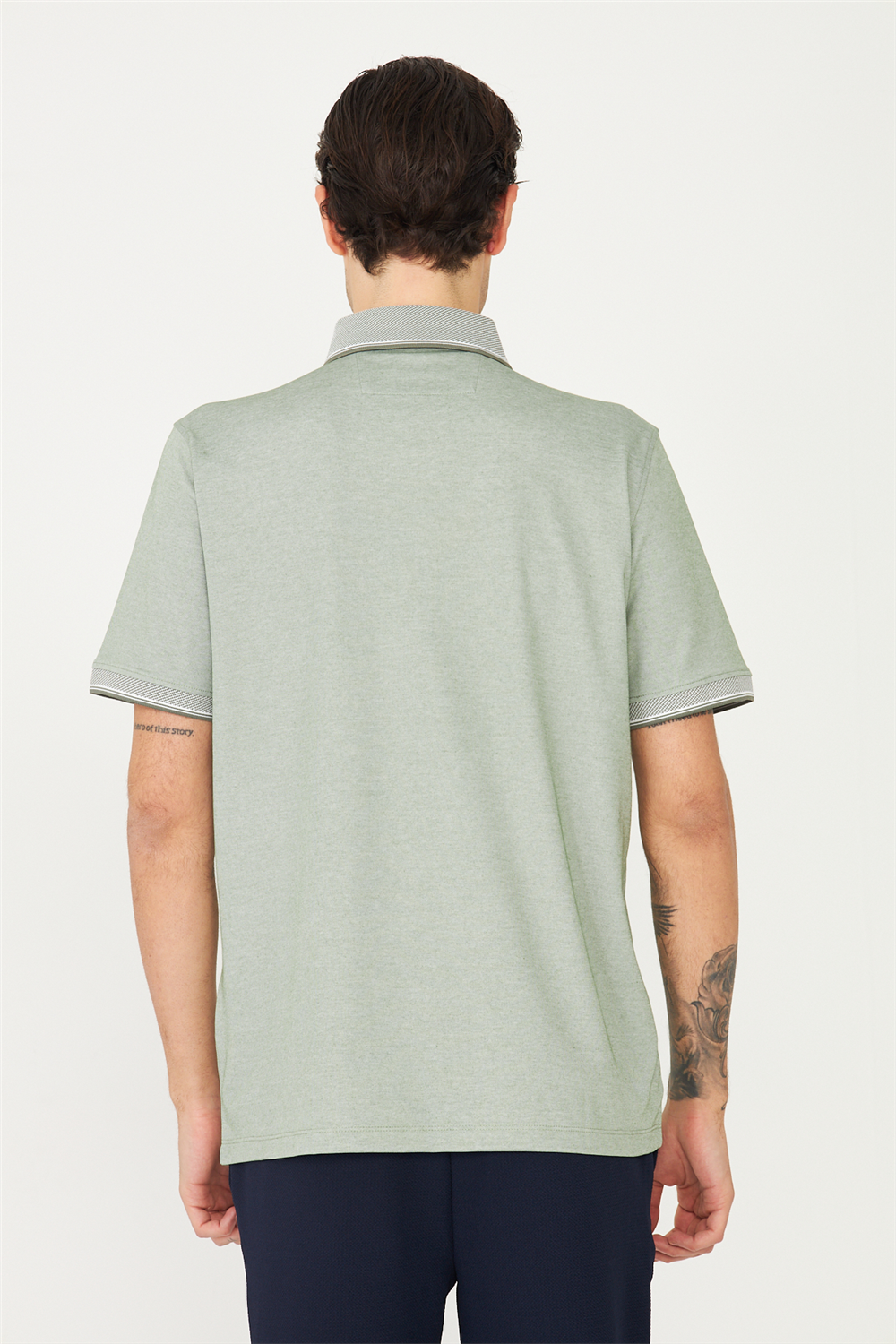 Haki Polo Yaka T-Shirt 