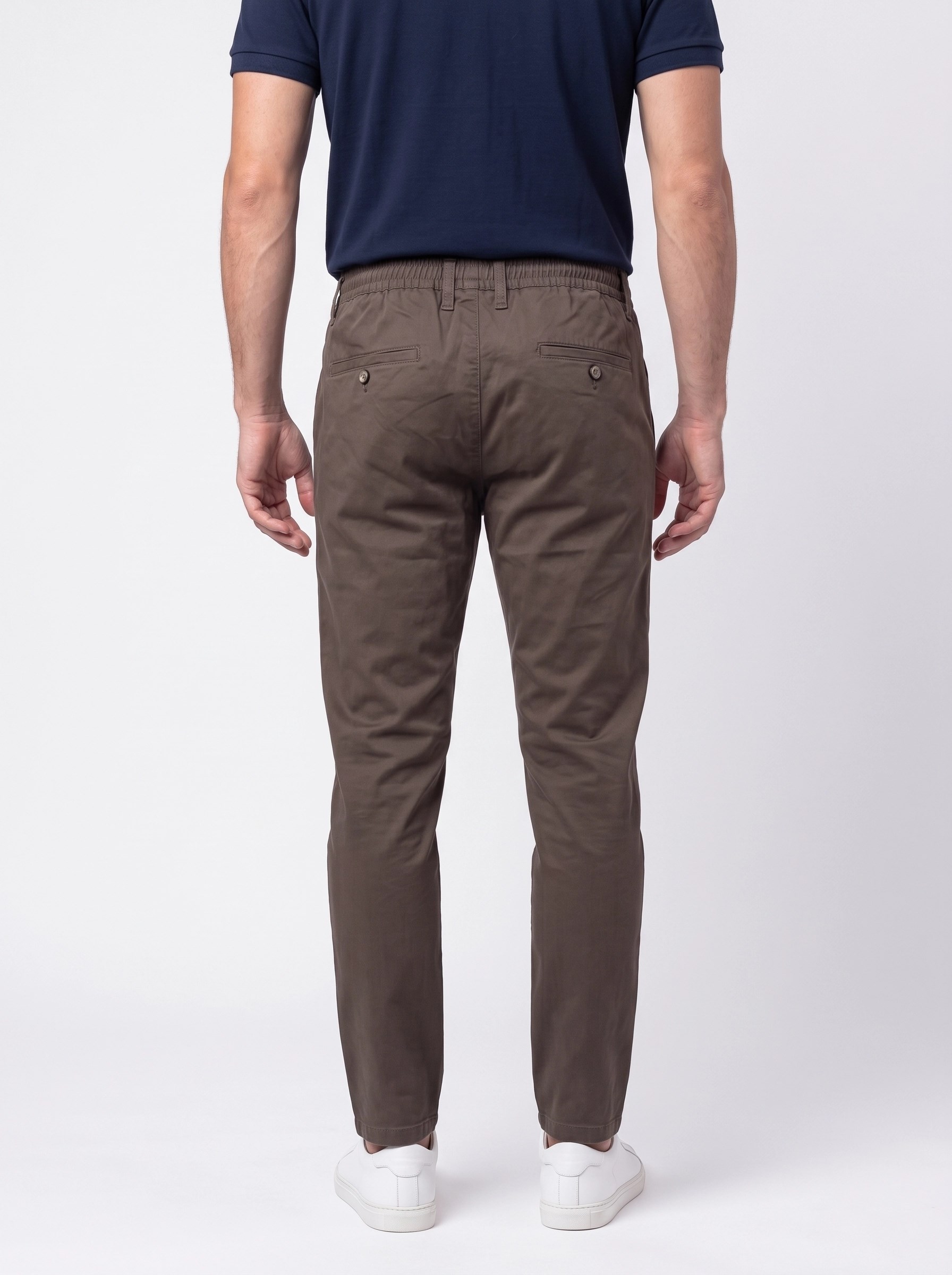 Kahverengi Belden Bağlamalı Dynamic Fit Erkek Jogger Pantolon