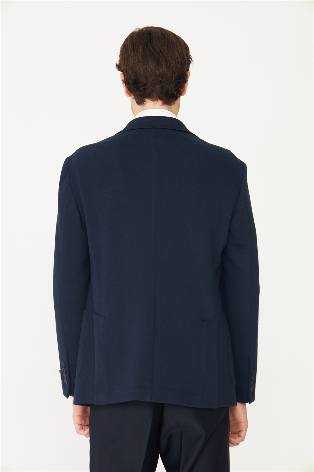 Lacivert Klasik Kesim Blazer Ceket