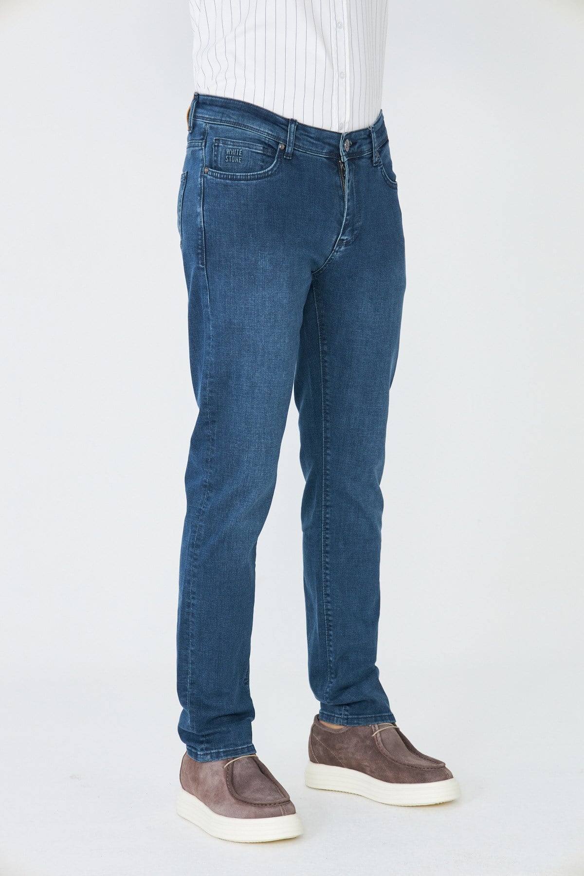Lacivert Erkek Günlük Jean Pantolon