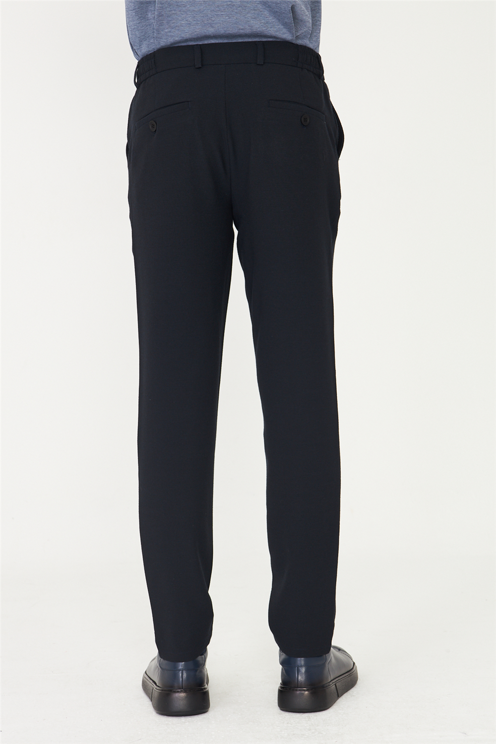 Lacivert Klasik Kesim Kumaş Pantolon Slim Fit