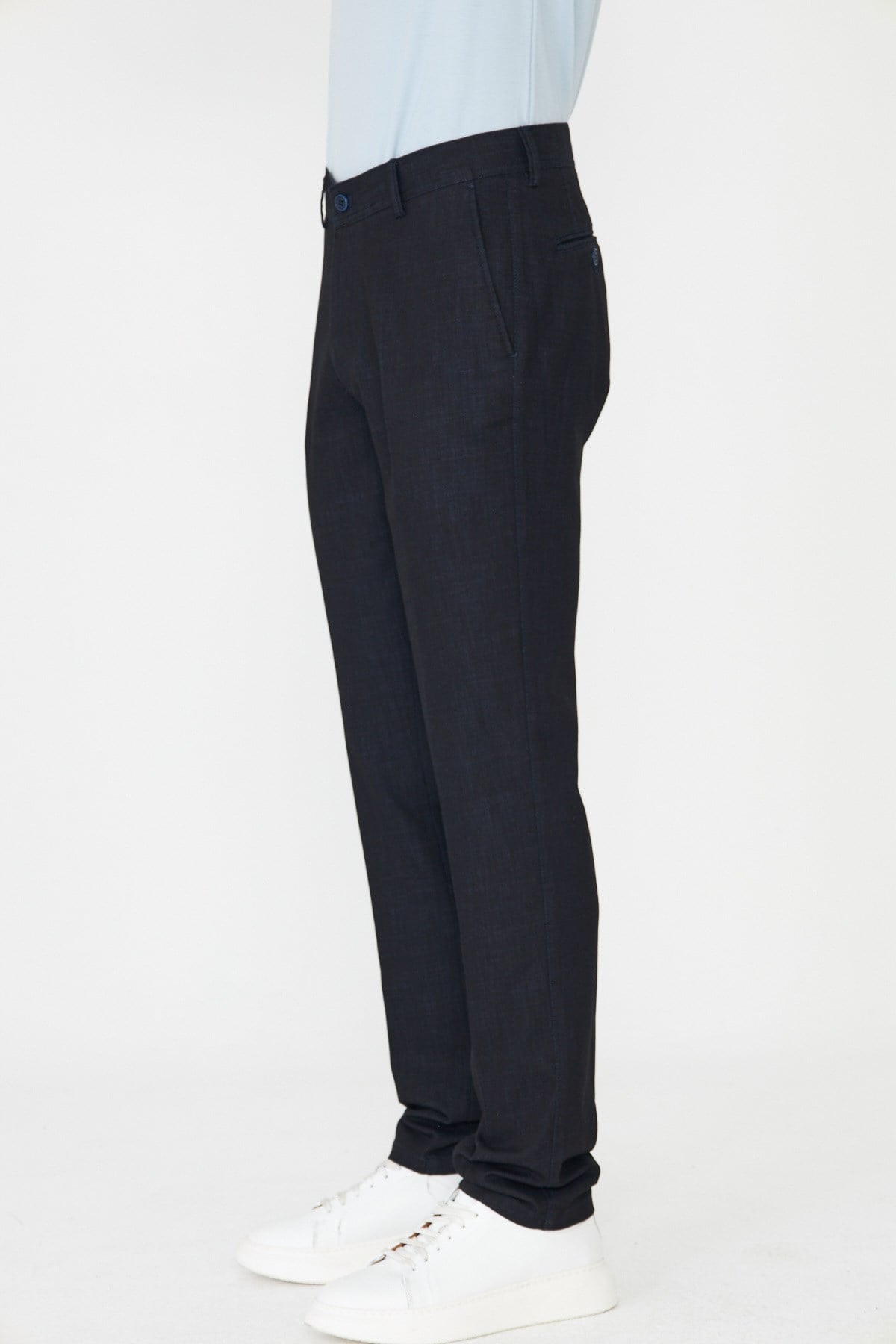 Lacivert Modern Kesim Erkek Casual Spor Pantolon