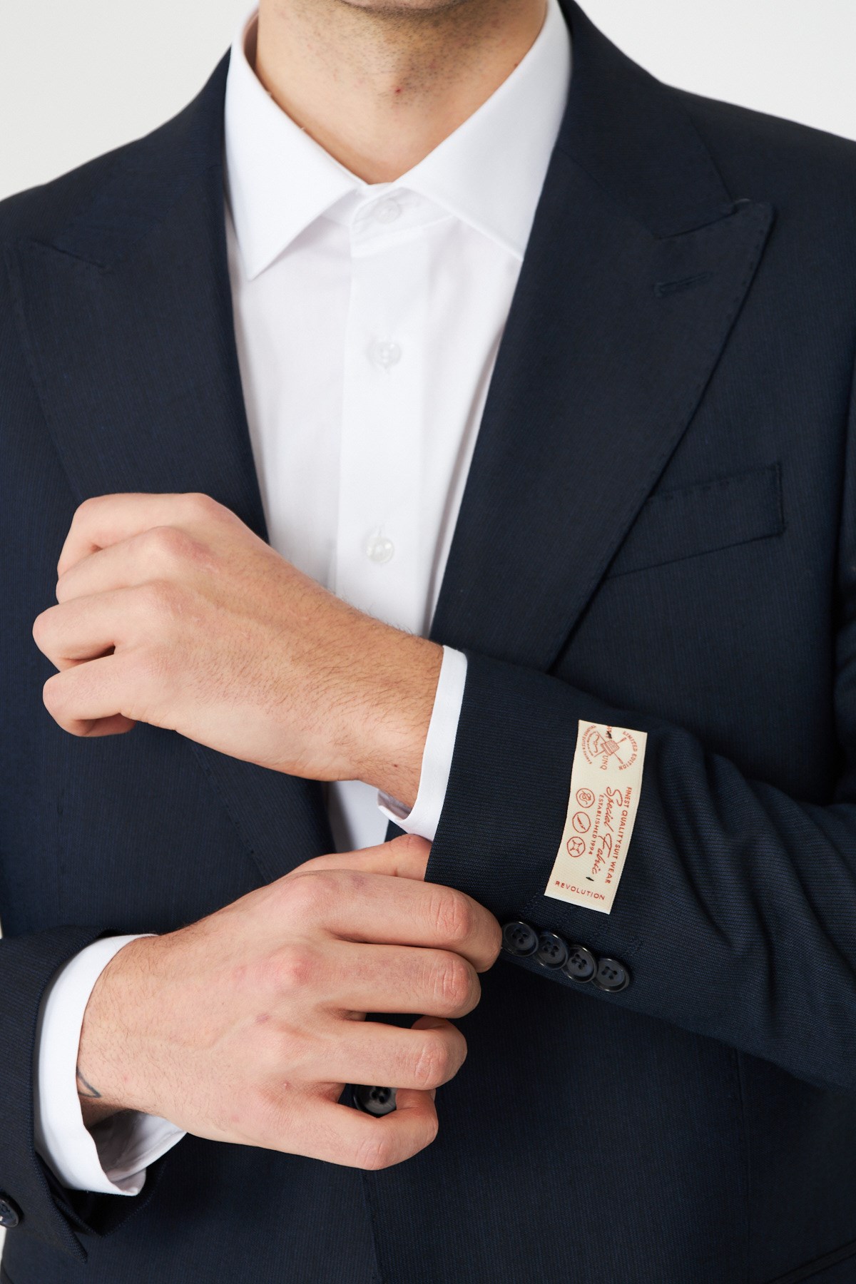 Lacivert Modern Kesim Slim Fit Erkek Takım Elbise