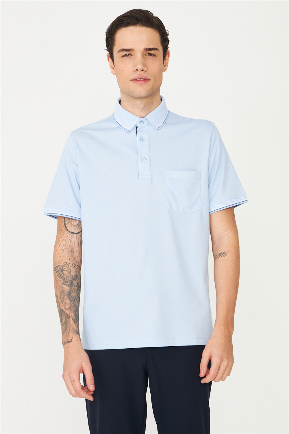 Mavi Polo Yaka T-Shirt 