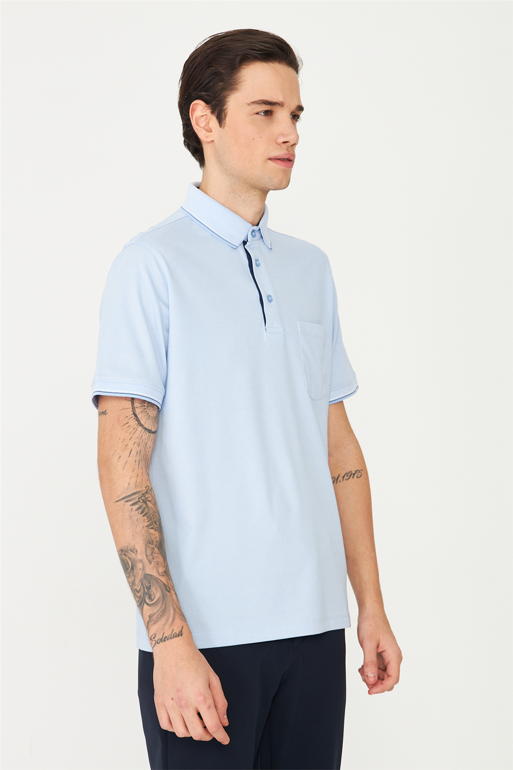 Mavi Polo Yaka T-Shirt 