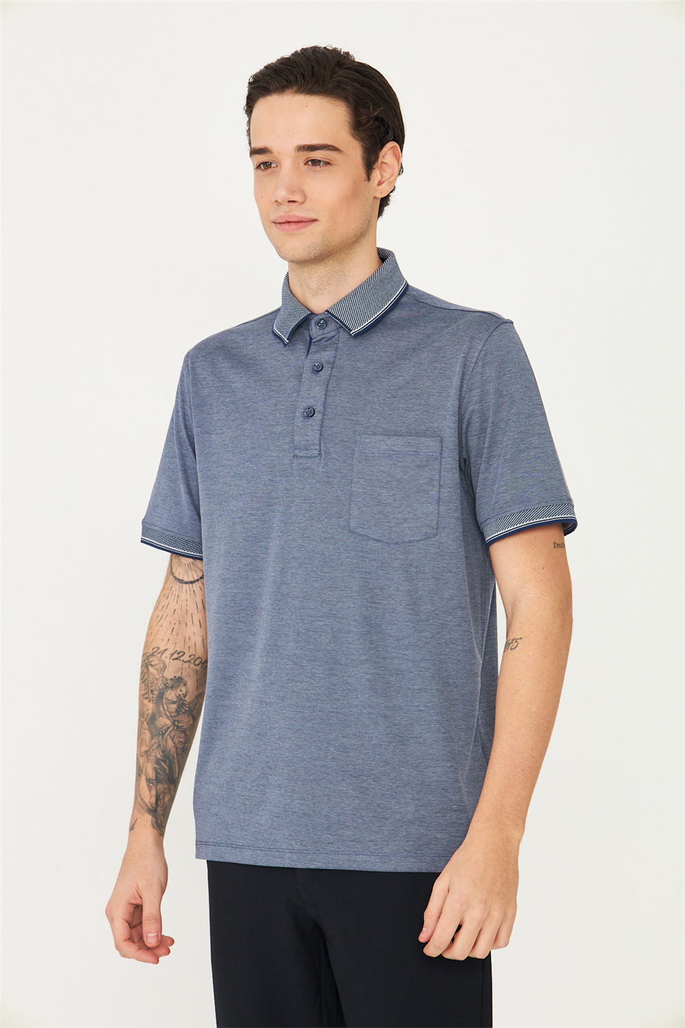 Navy Polo Yaka T-Shirt 