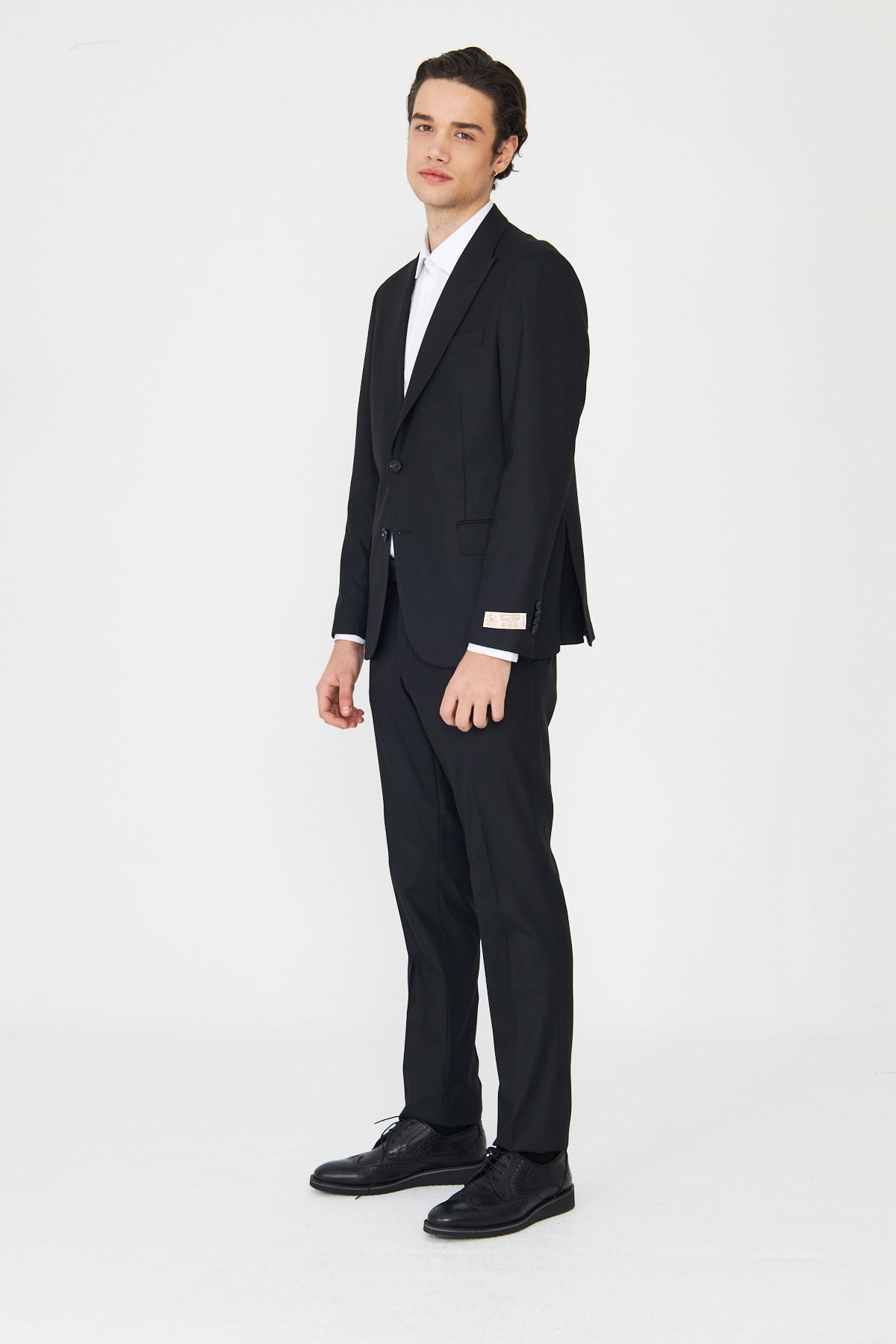 Siyah Modern Kesim Slim Fit Erkek Takım Elbise