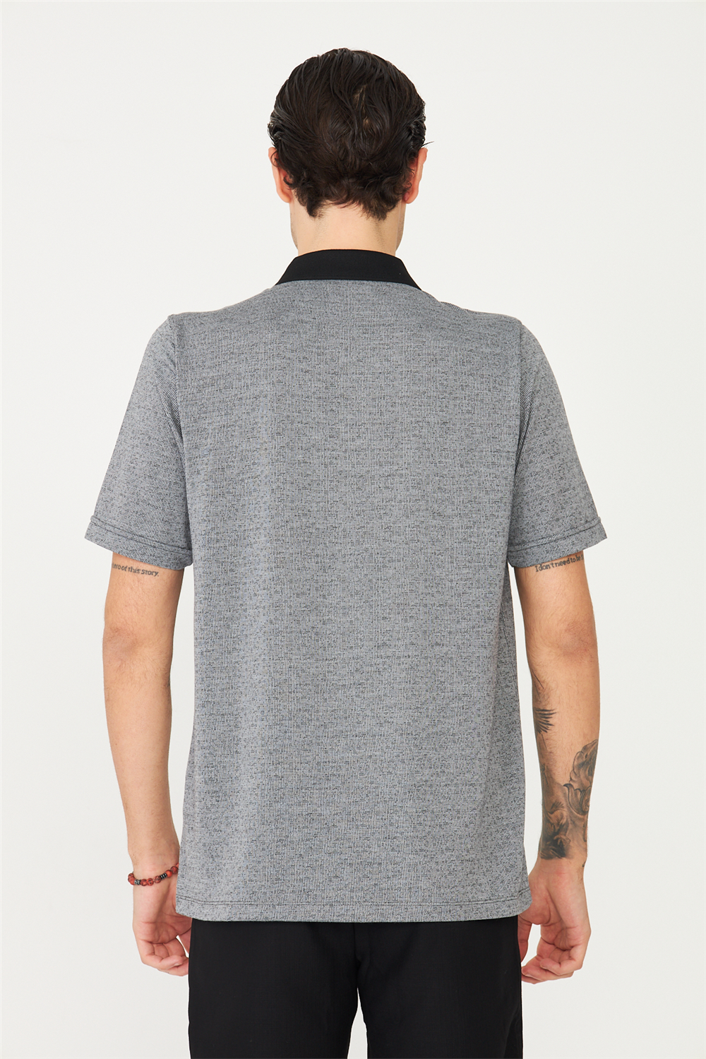 Siyah Polo Yaka T-Shirt 