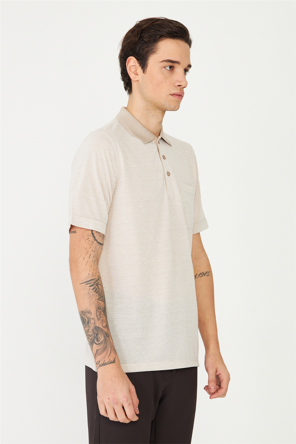 Taş Polo Yaka T-Shirt 