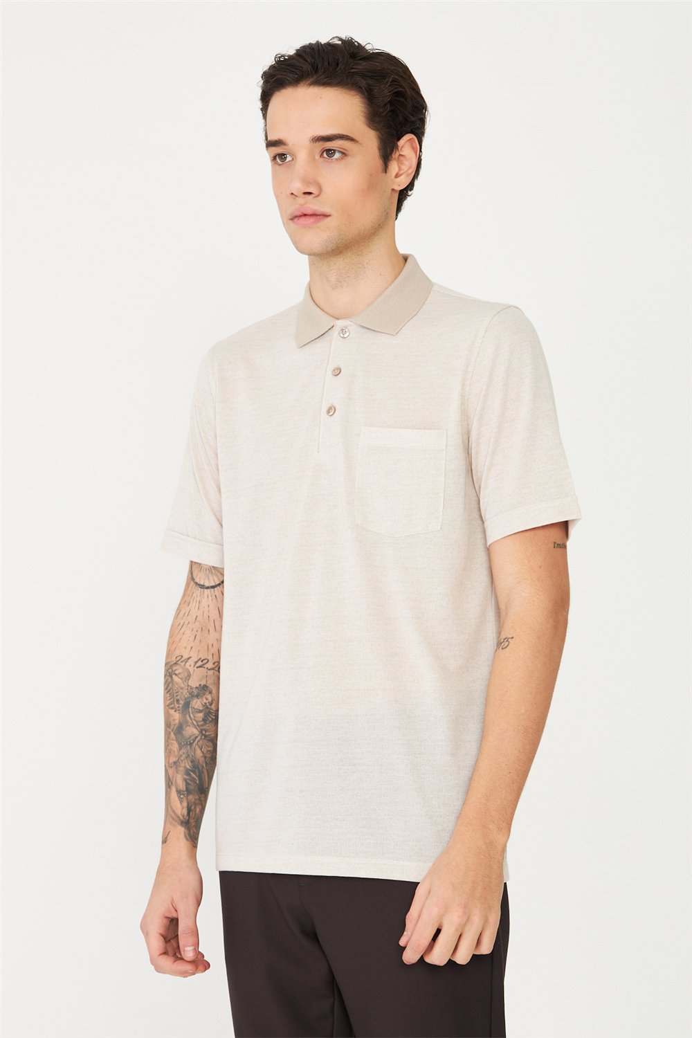 Taş Polo Yaka T-Shirt 