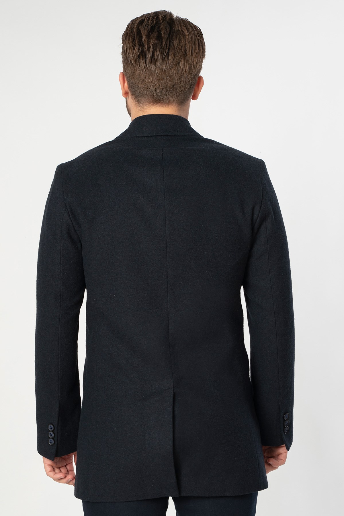 White Stone Abrantes Slim Fit 1754 Pamuklu Palto Laci