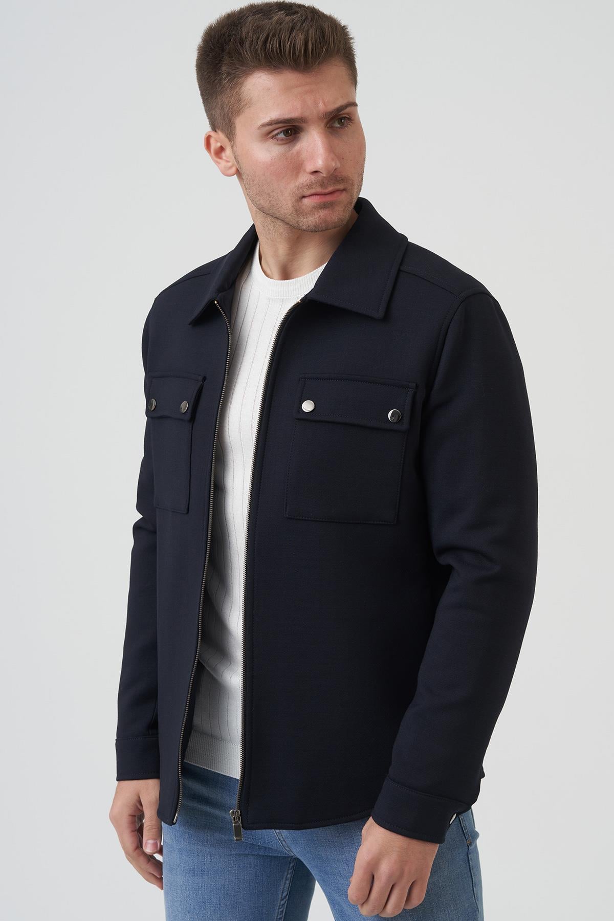 White Stone New York 58161 Slim Fit Mont  İndigo
