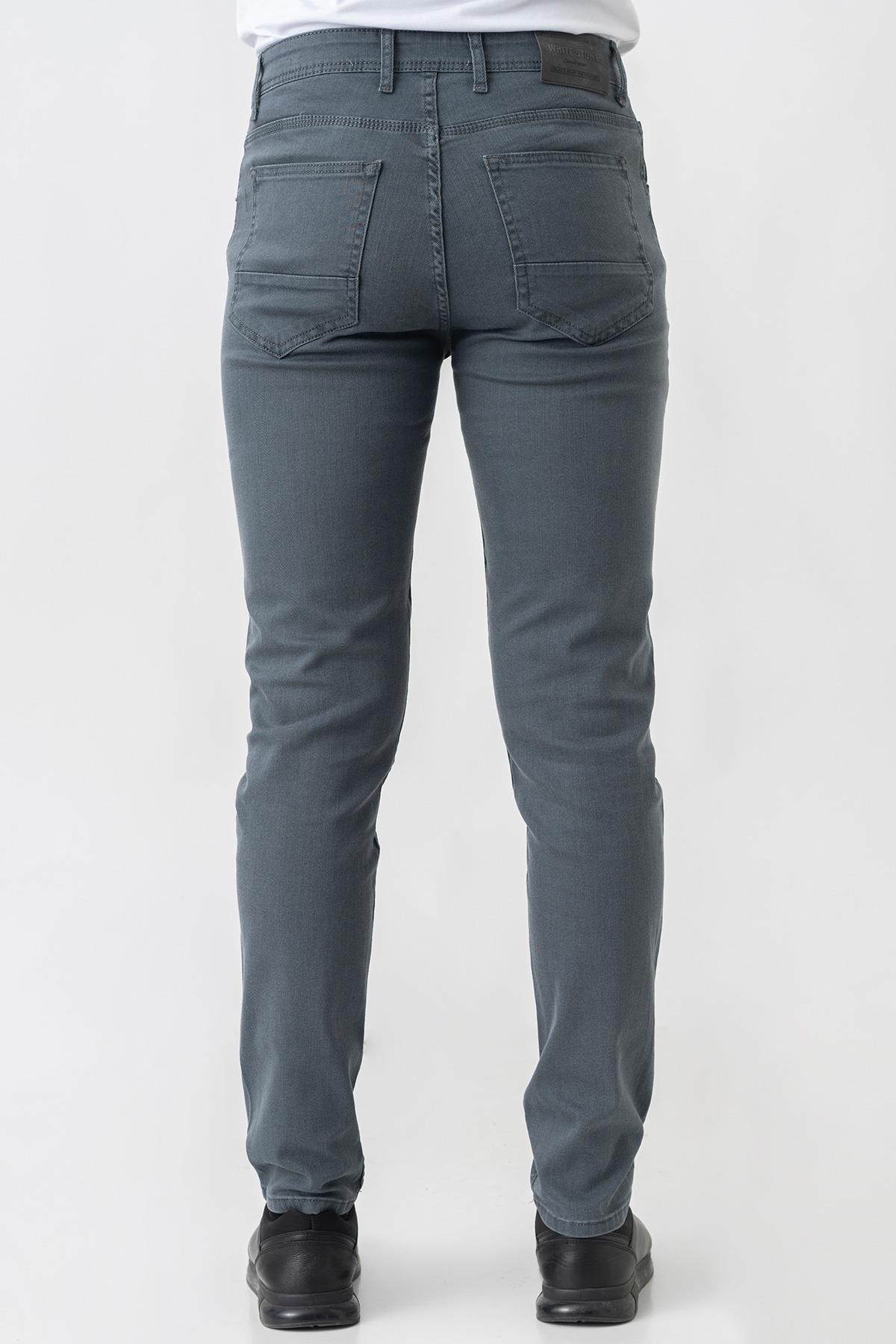 White Stone Avenches j2424 Normal Fit Pamuklu Likralı 5 Cep pantolon Antrasit