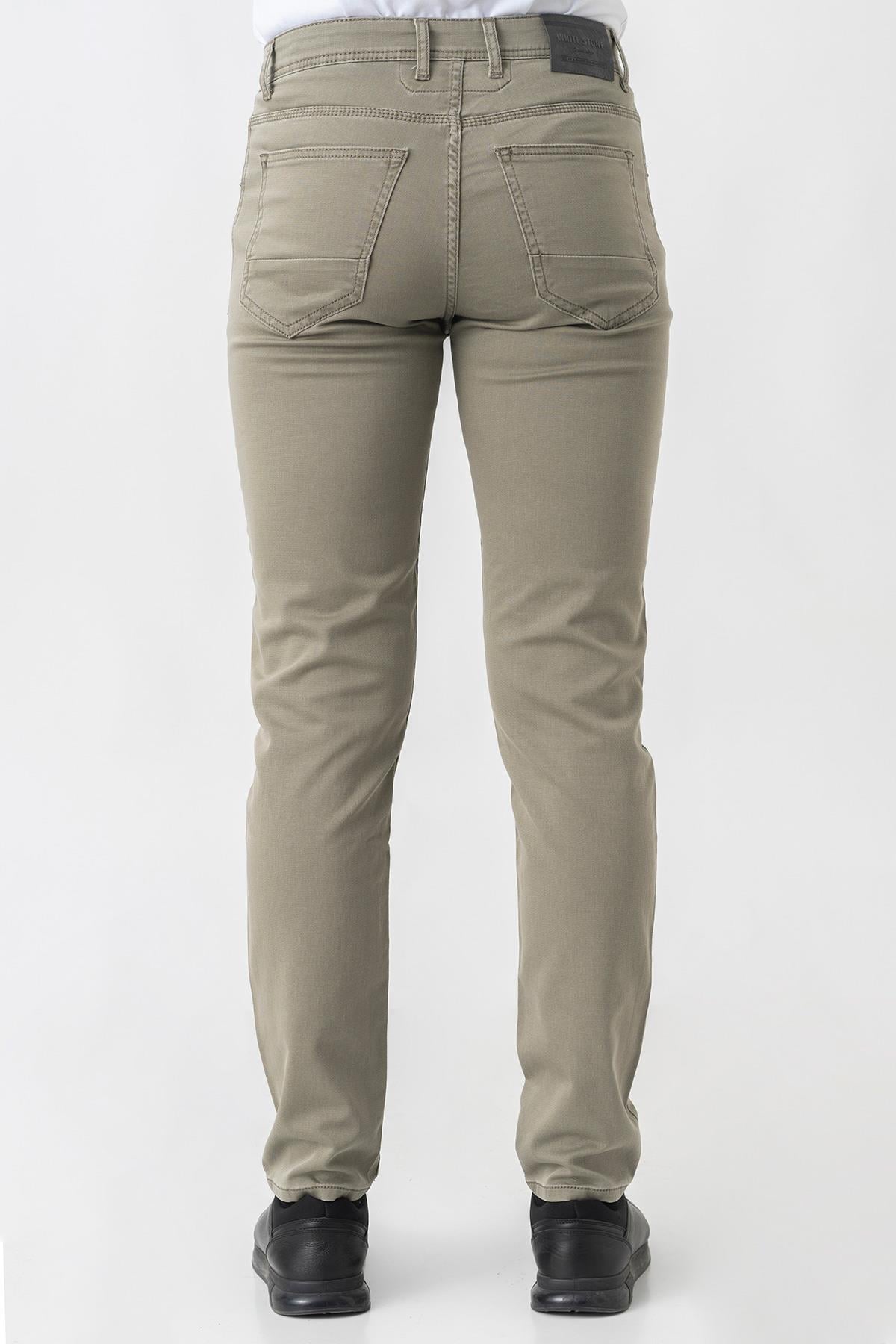 White Stone Bern J2425 Normal Fit Pamuklu Likralı 5 Cep Jean Pantolon Çağla