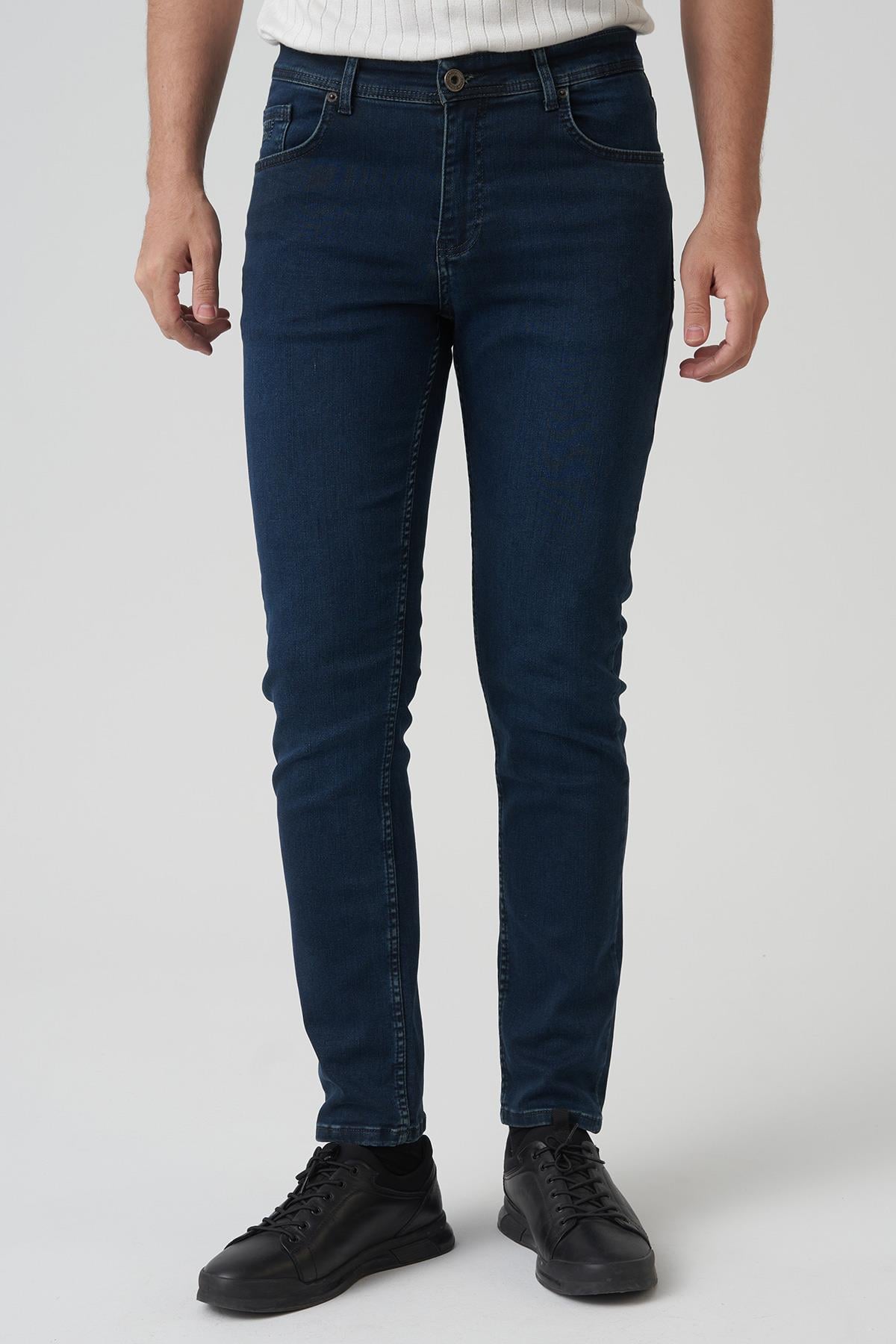 White Stone Armidale J2428 Regular Fit Pamuklu 5 Cep Jean Pantolon Haki