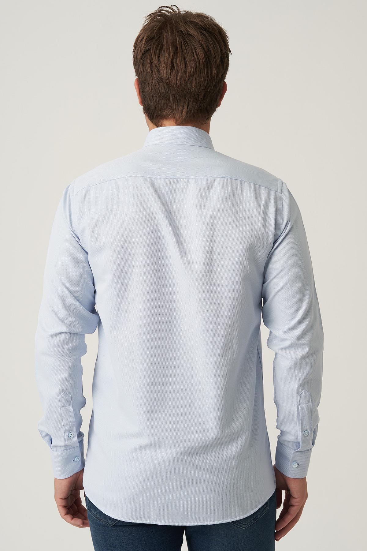 White Stone Abrantes G2501 Slim Fit Gömlek Desenli