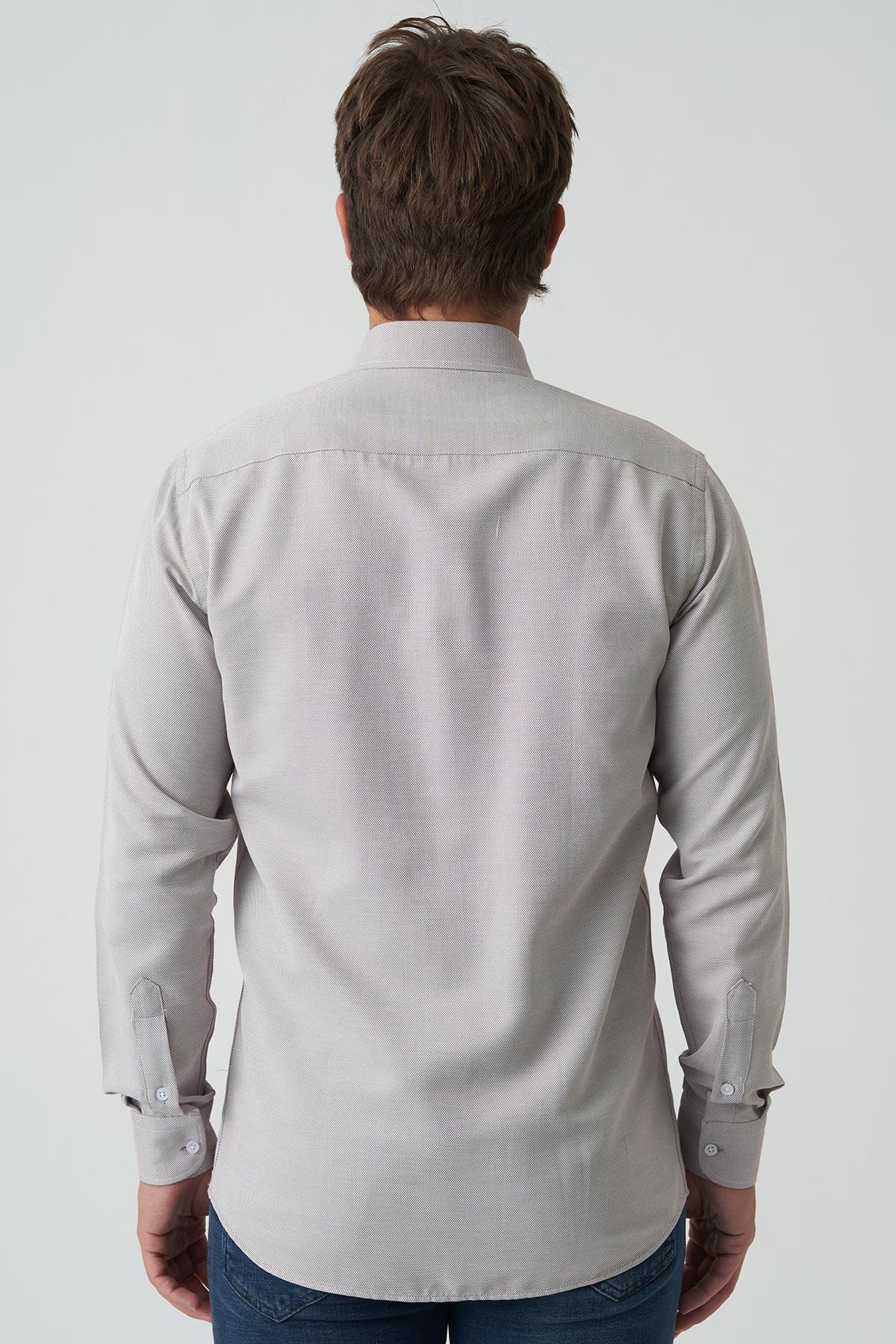 White Stone Águeda G2503 Slim Fit Gömlek Desenli