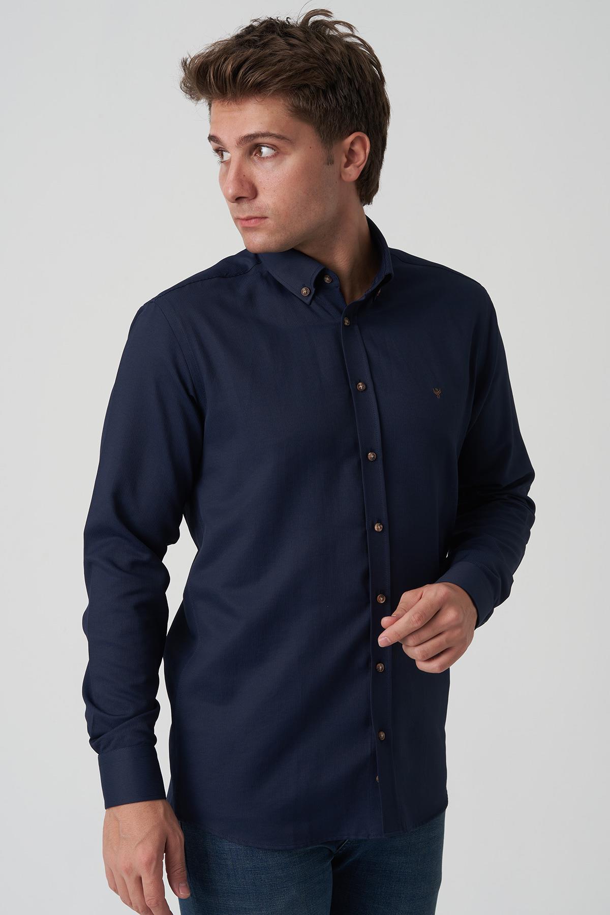 White Stone Beja G2516 Slim Fit Gömlek Laci