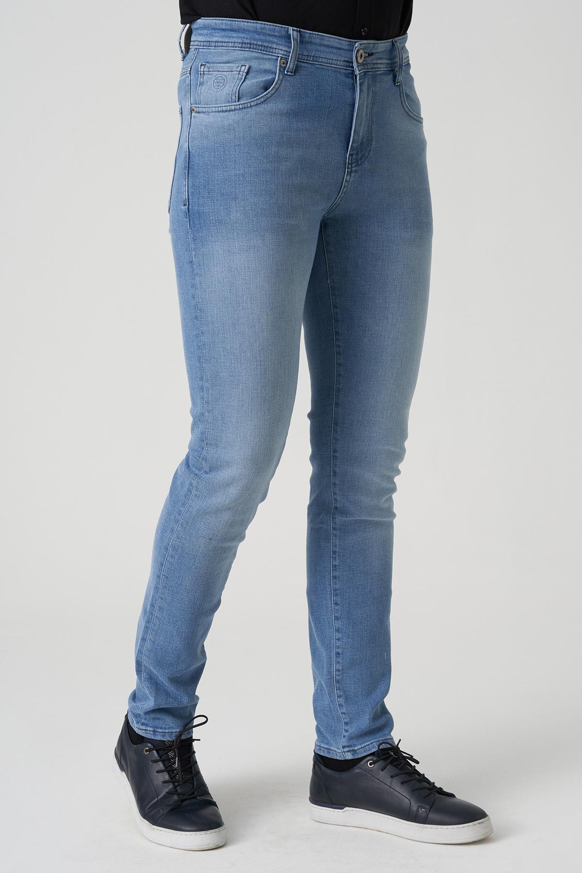 White Stone Cartaxo J2501 Ayla Regular Fit  5 Cep Jean Pantolon A.Mavi