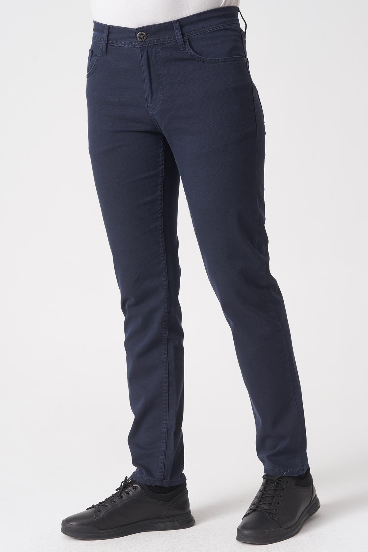 White Stone Fortaleza J2503 Slim Fit Mrv Pamuklu Jean Pantolon 5 Cep  Laci