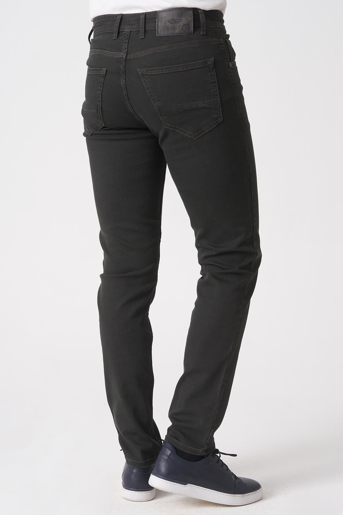 White Stone Belo Horizonte J2504 Volume  Slim Fit Jean Pantolon 5 Cep Haki 