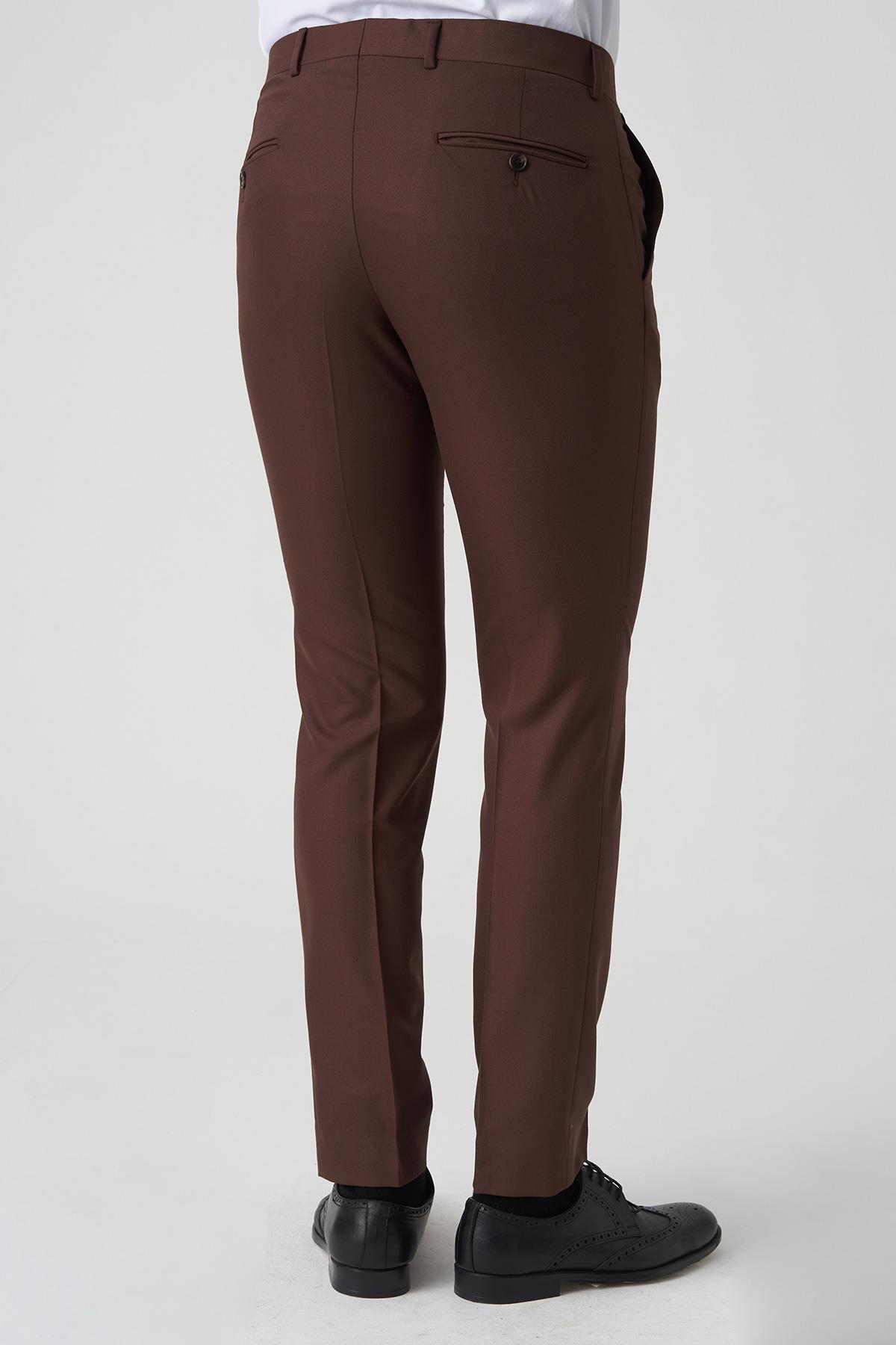 White Stone Almada P1027 Slim Fit Kumaş Pantolon Vizon