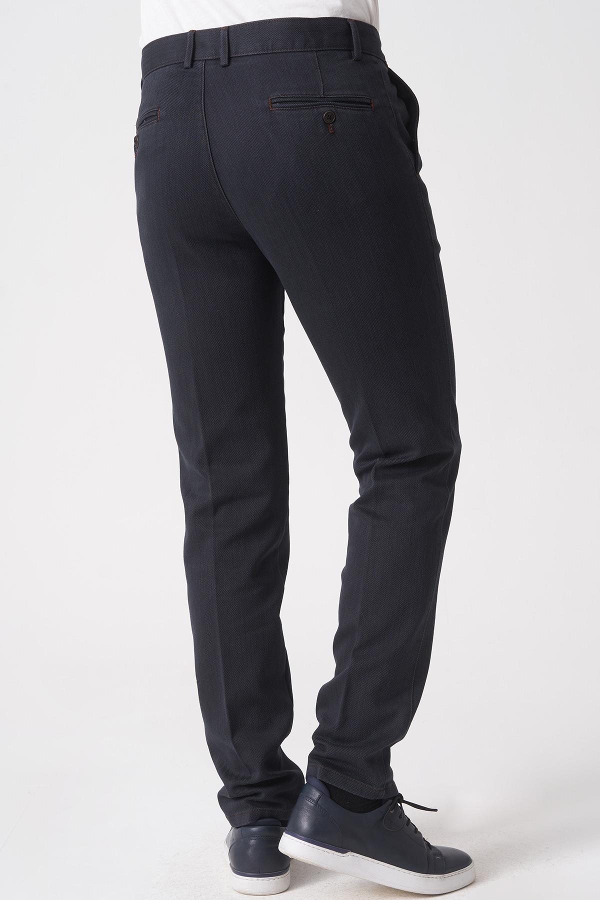 Whitw Stone Brasília P1032 Cosmos  Pamuklu Slim Fit Pantolon Siyah