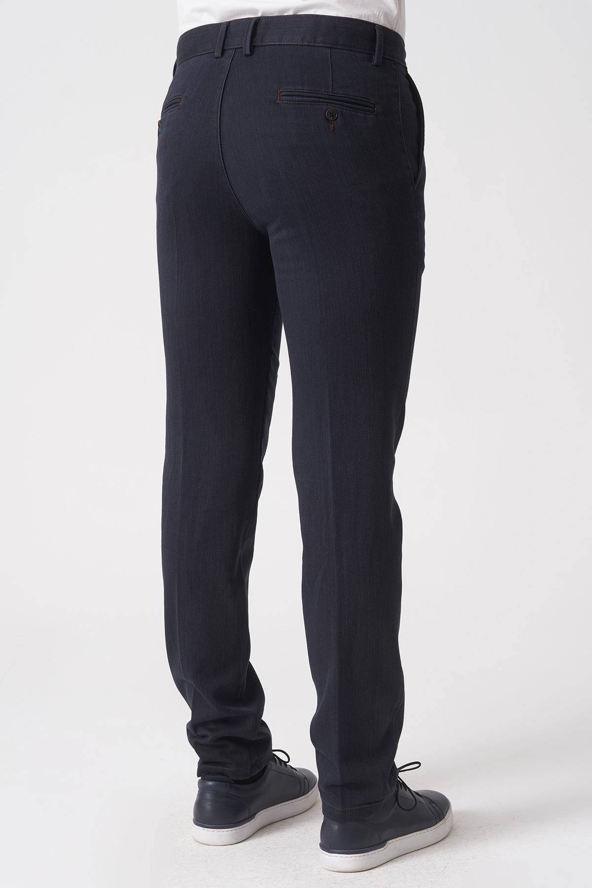 Whitw Stone Brasília P1032 Cosmos  Pamuklu Slim Fit Pantolon Laci