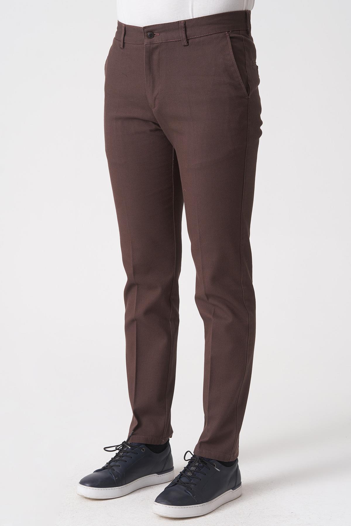 Tarçın Slim Fit Pamuklu Chino Pantolon