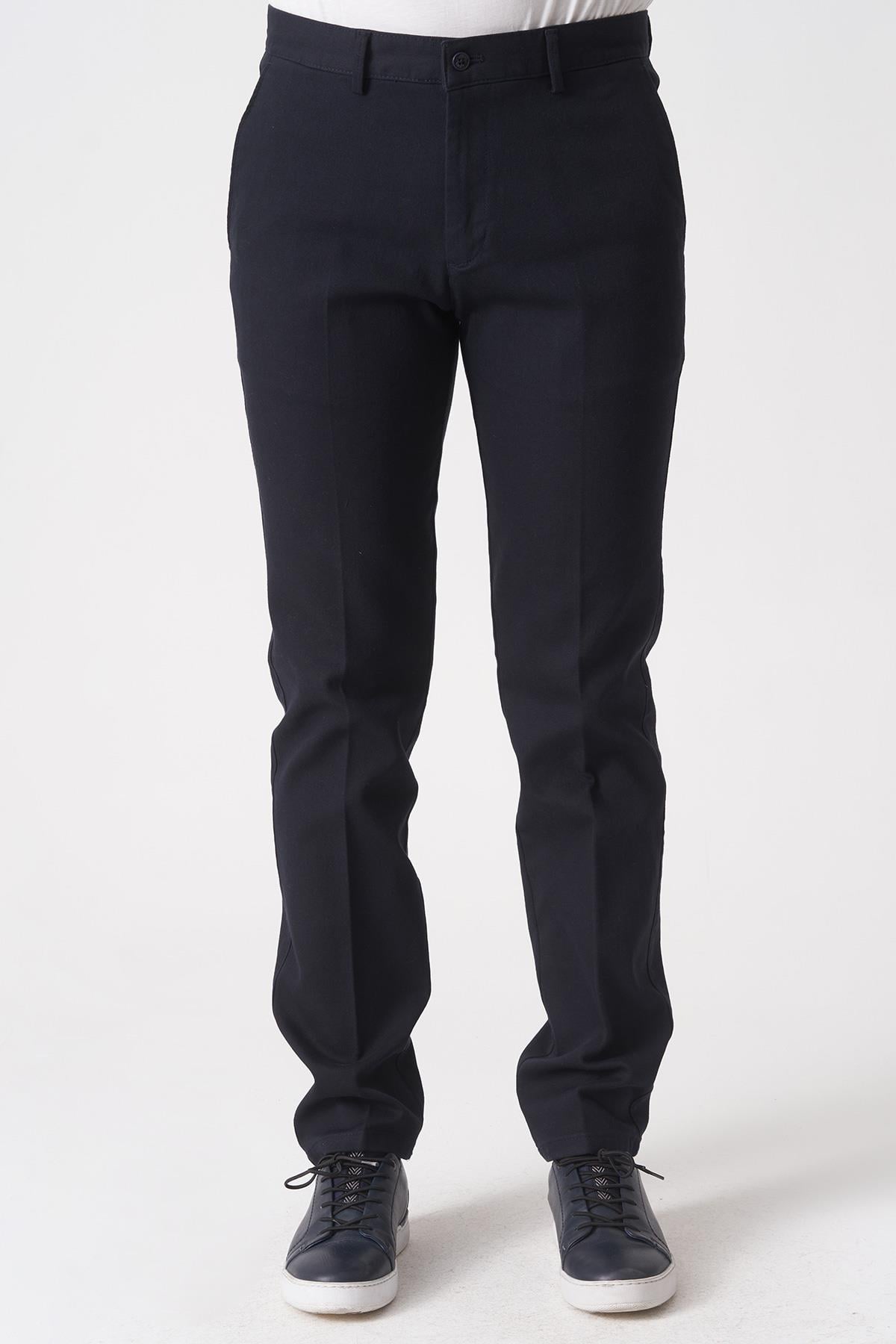 White Stone Salvador P1039 Zümrüt Likralı Pamuklu Slim Fit Chino Pantolon  Laci