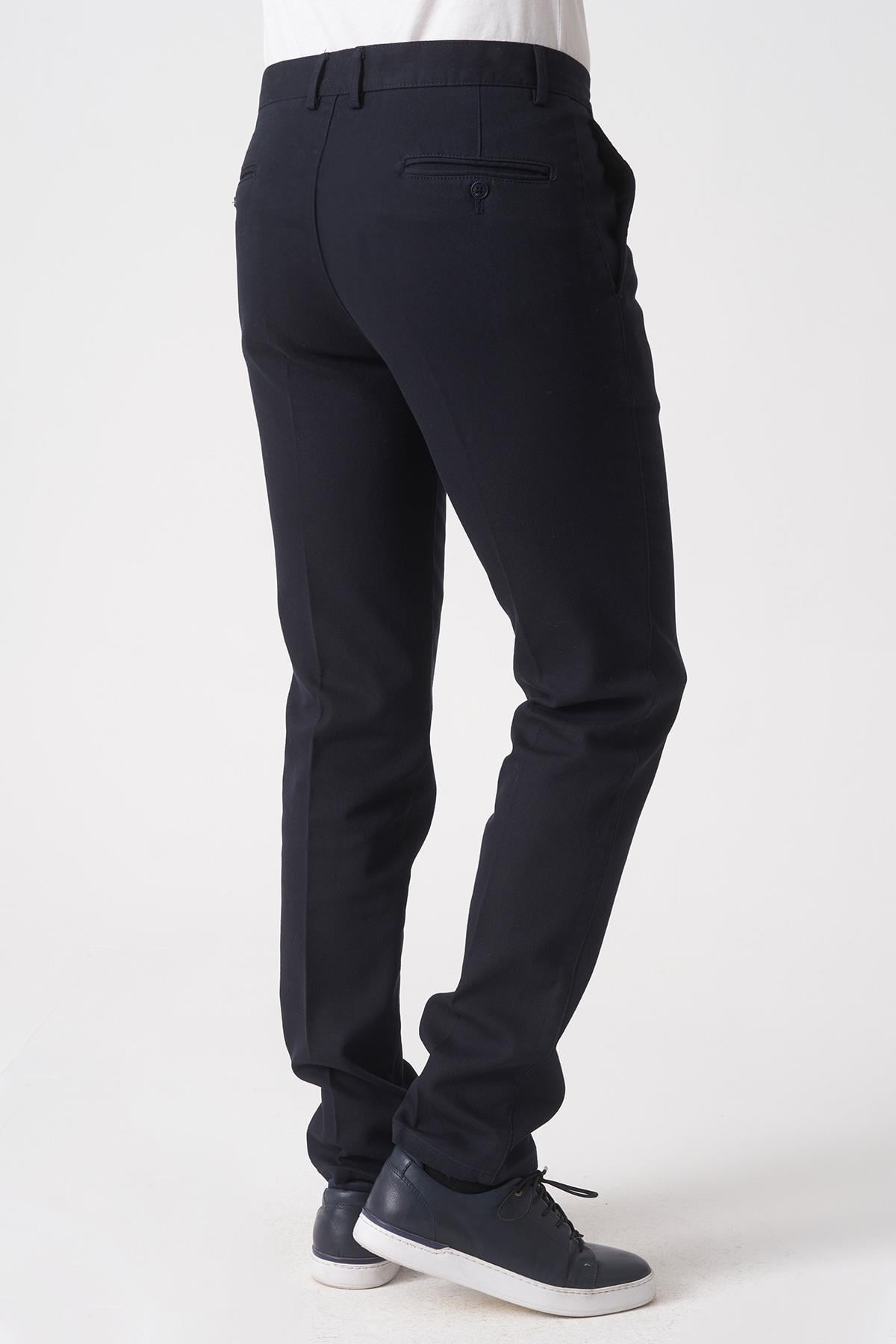 White Stone Salvador P1039 Zümrüt Likralı Pamuklu Slim Fit Chino Pantolon  Laci