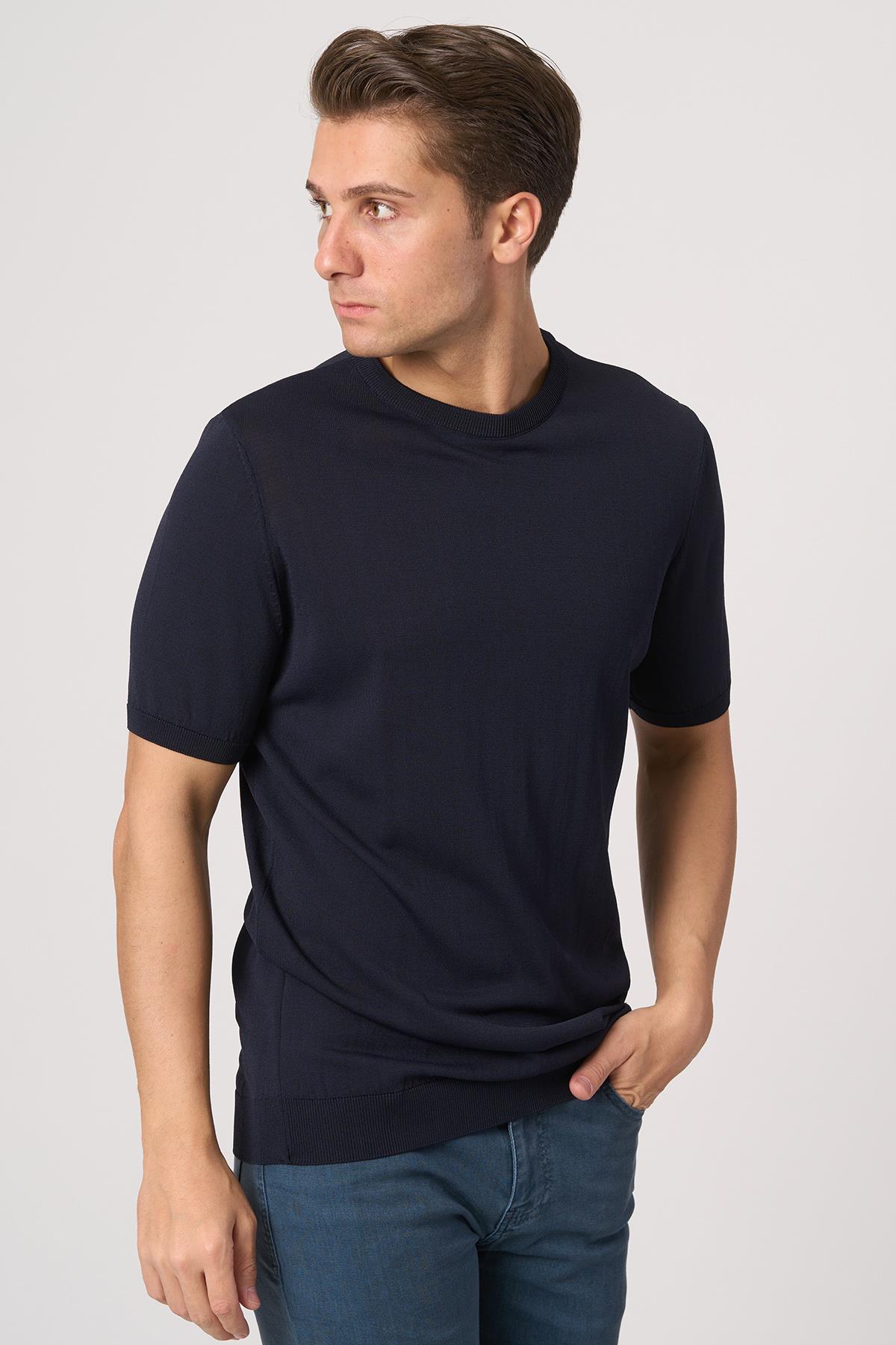 WHİTE STONE  2025-Y  25260  RAYON O YAKA TSHIRT    LACİ