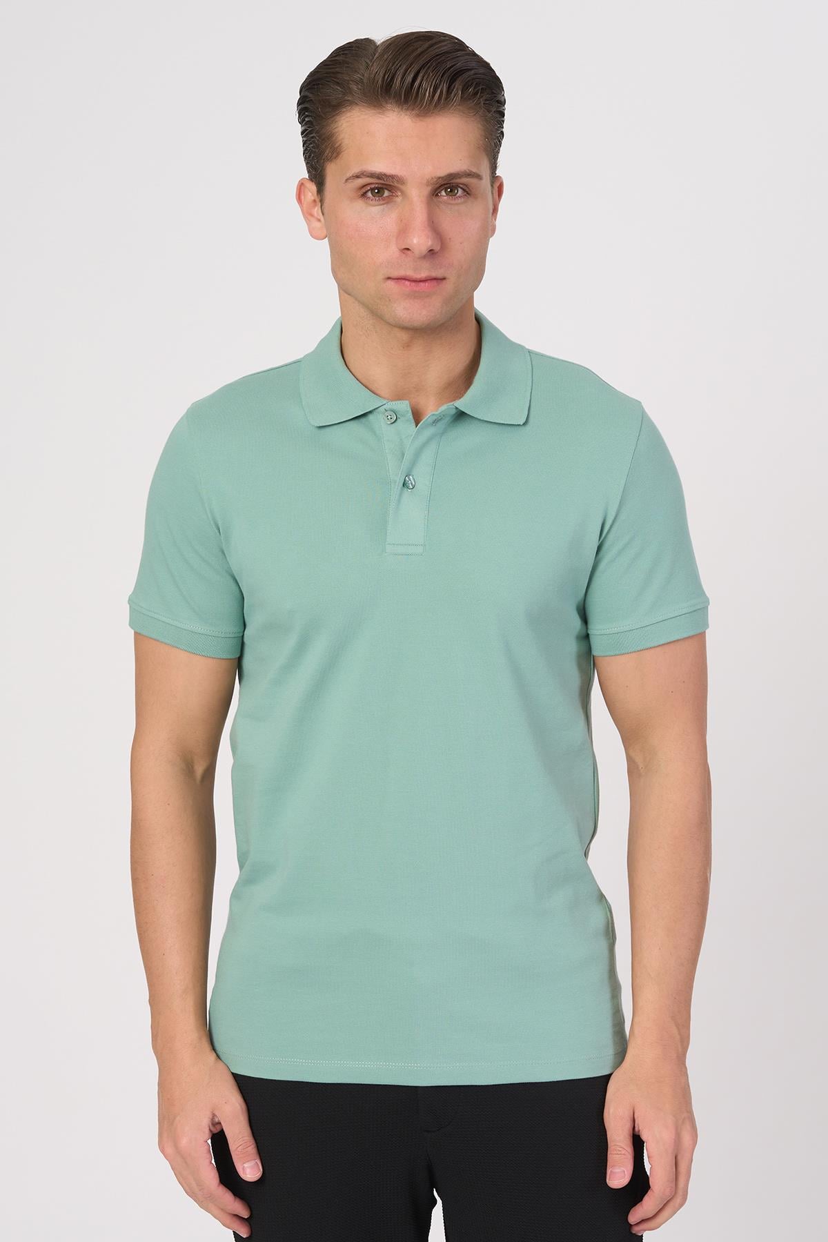 WHİTE STONE  2025-Y  2570-Y POLA YAKA TSHIRT    MİNT