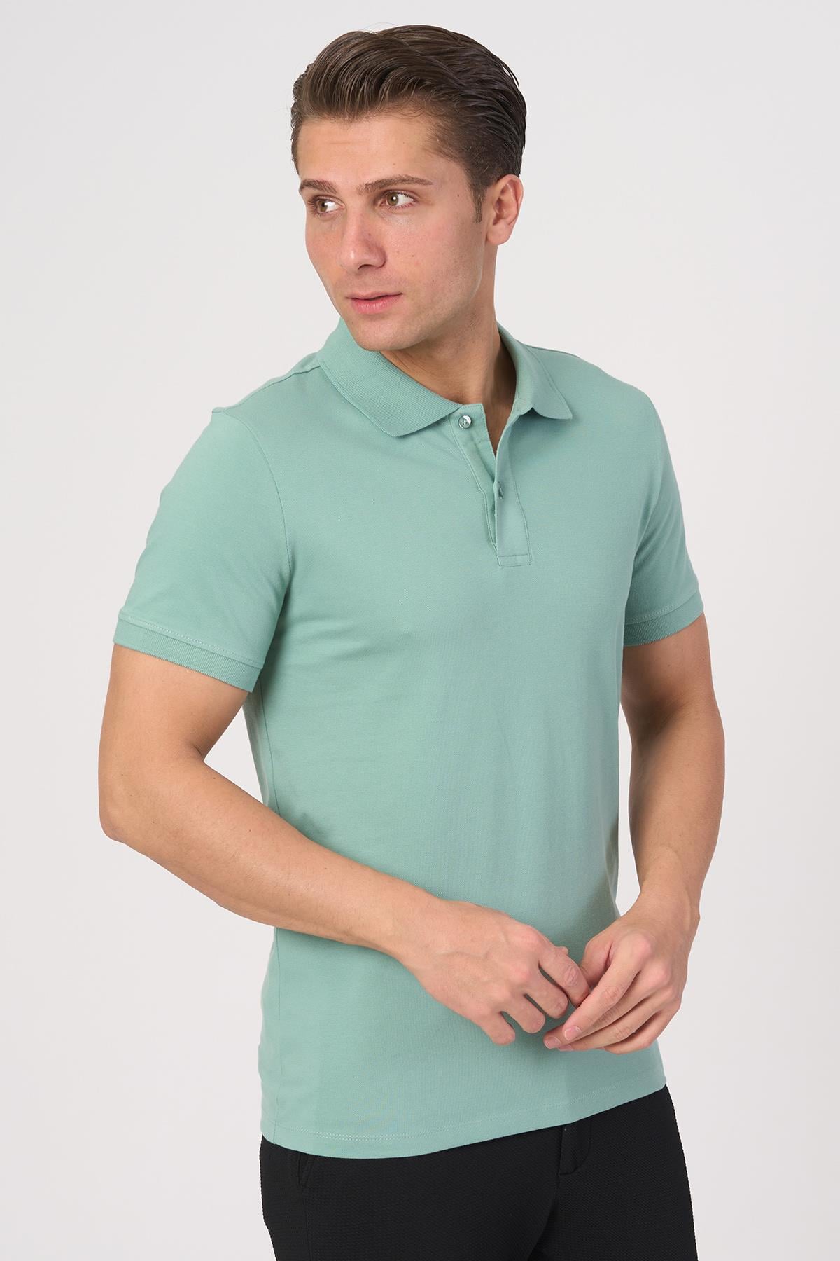 WHİTE STONE  2025-Y  2570-Y POLA YAKA TSHIRT    MİNT