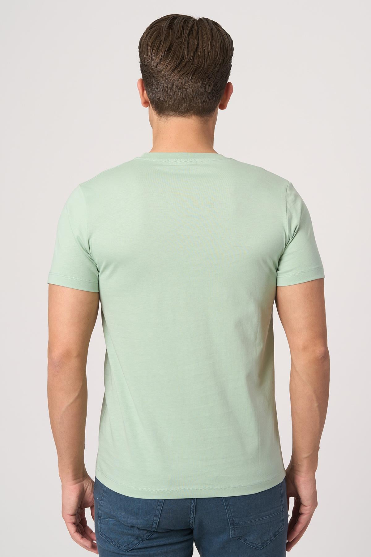 WHİTE STONE  2025-Y  3115  BİSİKLET YAKA TSHIRT    ÇAĞLA