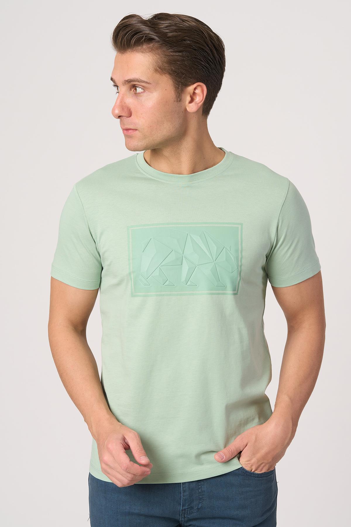 WHİTE STONE  2025-Y  3115  BİSİKLET YAKA TSHIRT    ÇAĞLA