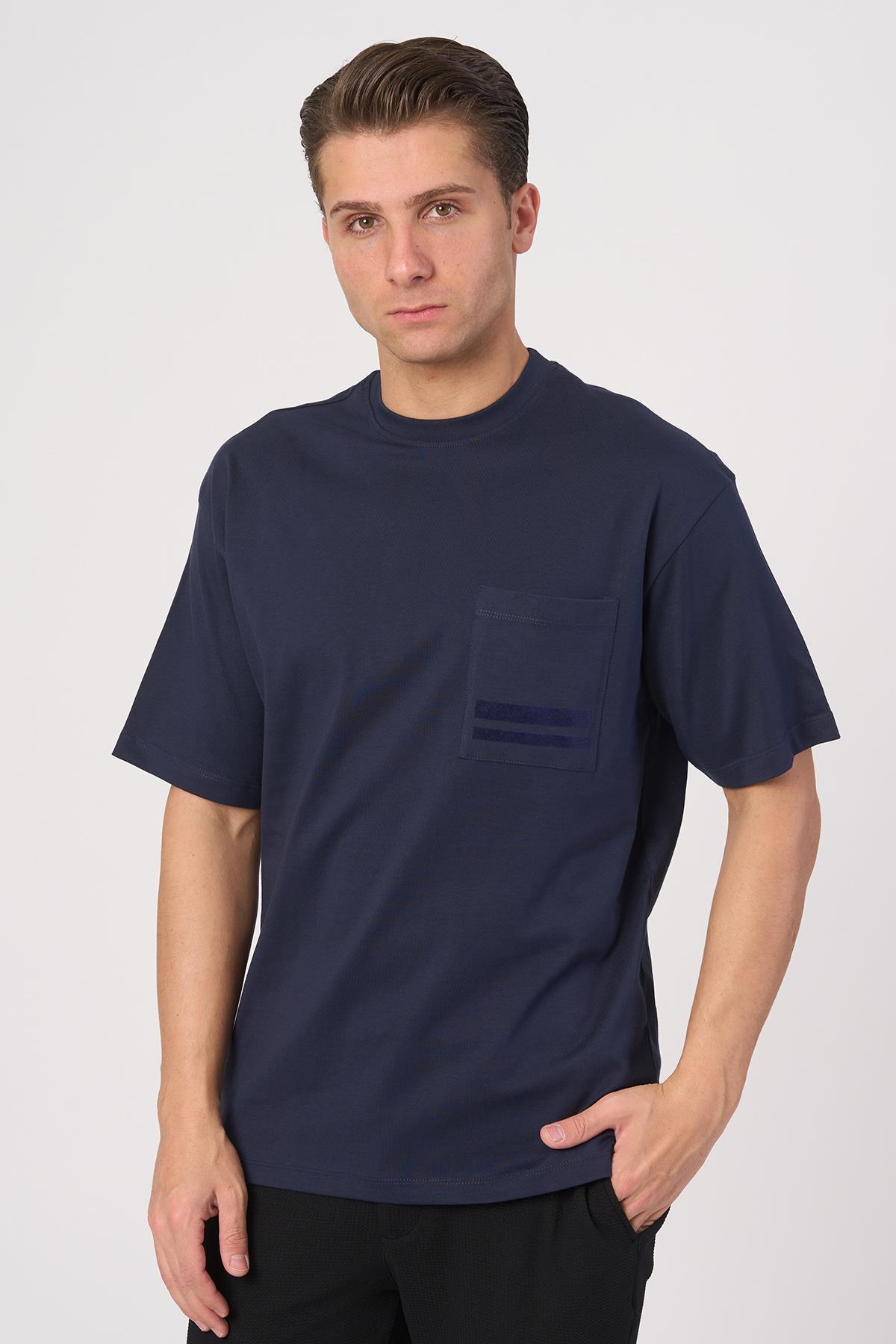 WHİTE STONE  2025-Y  3138  BİSİKLET YAKA TSHIRT    LACİ