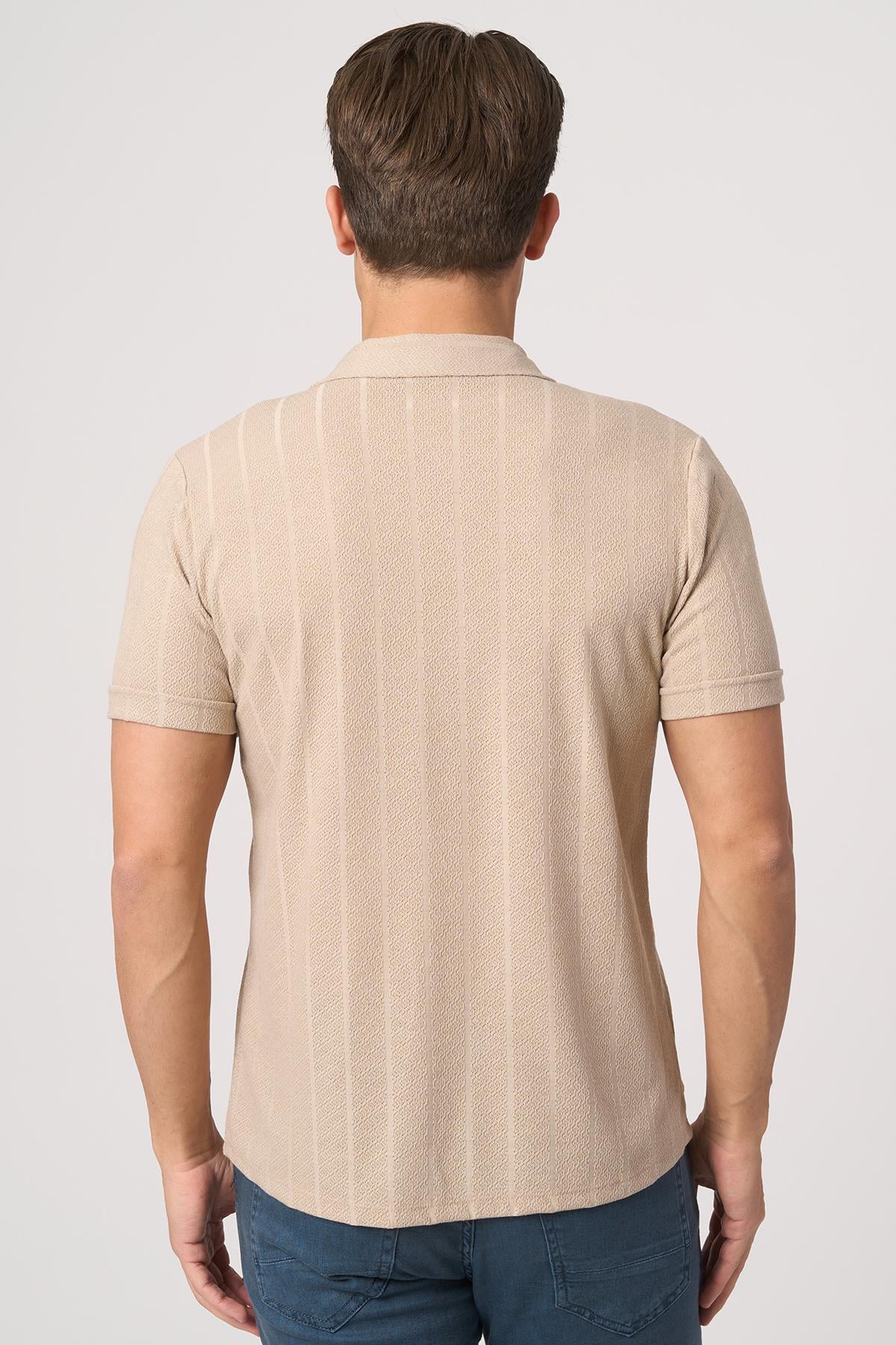 WHİTE STONE  2025-Y  3200-G GÖMLEK- TSHIRT    BEJ