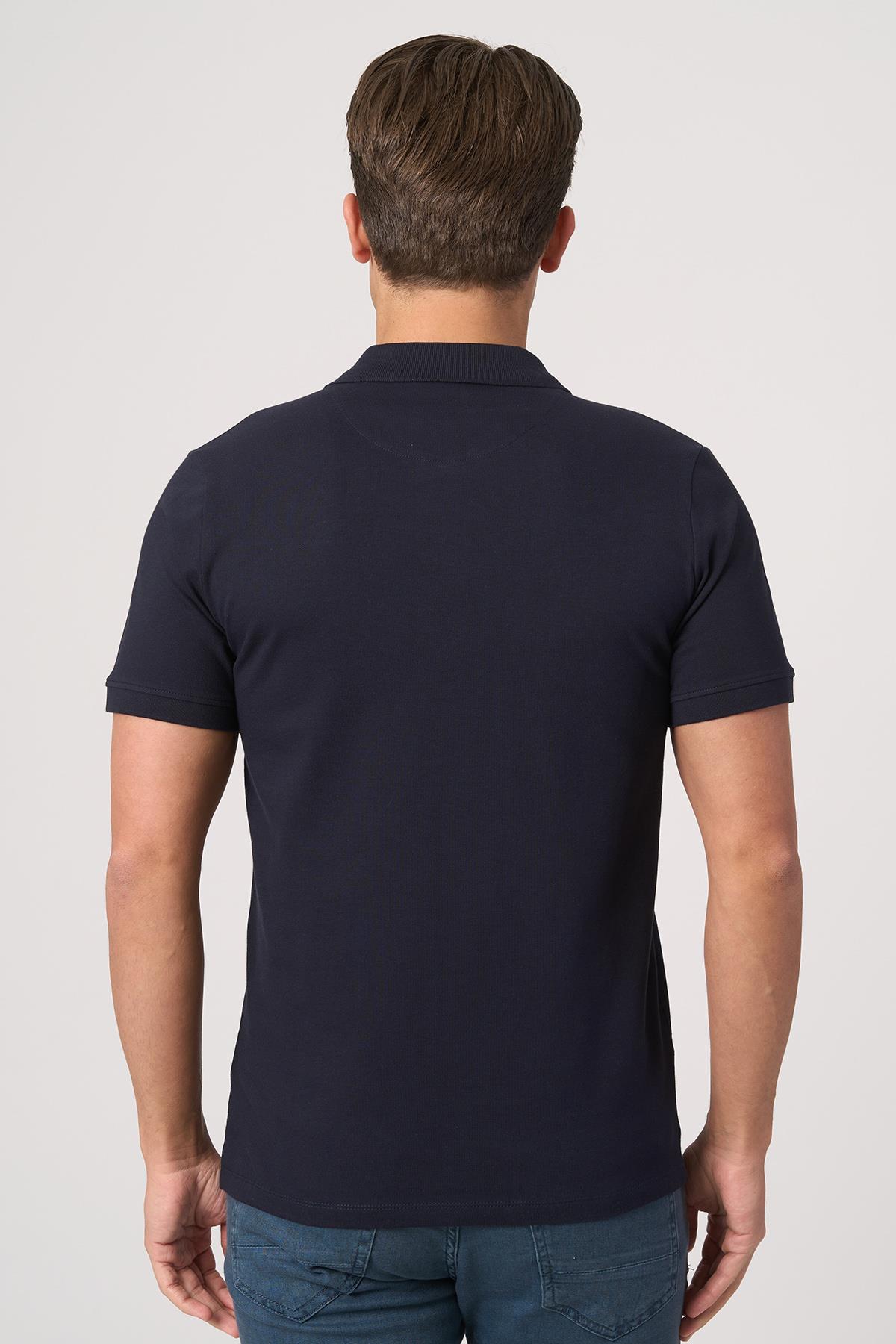 WHİTE STONE  2025-Y  3225-Y POLA YAKA TSHIRT    LACİ