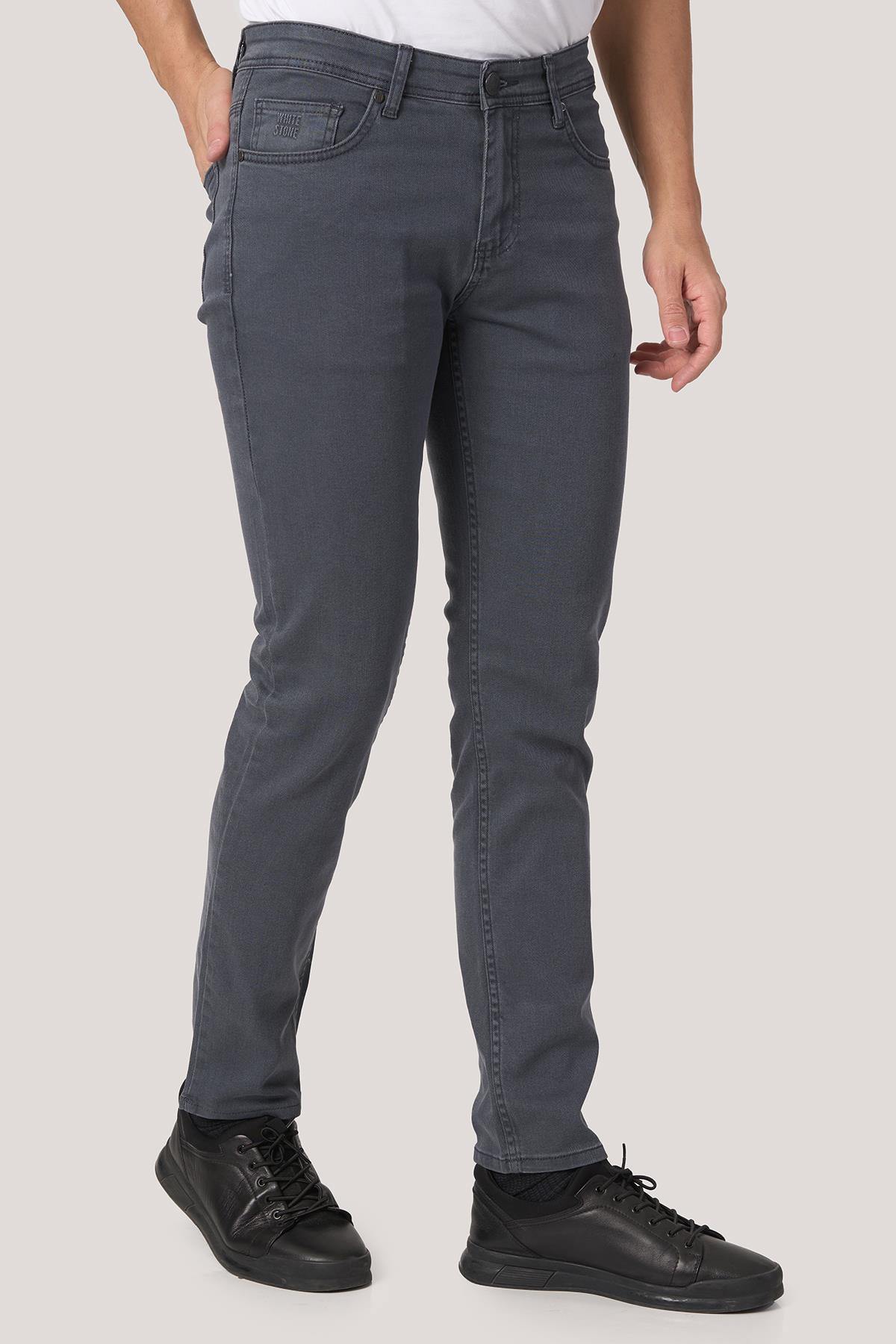 WHİTE STONE  2025-Y  J2505 MDL1  JEAN PANTOLON  5 CEP  GÜMÜŞ