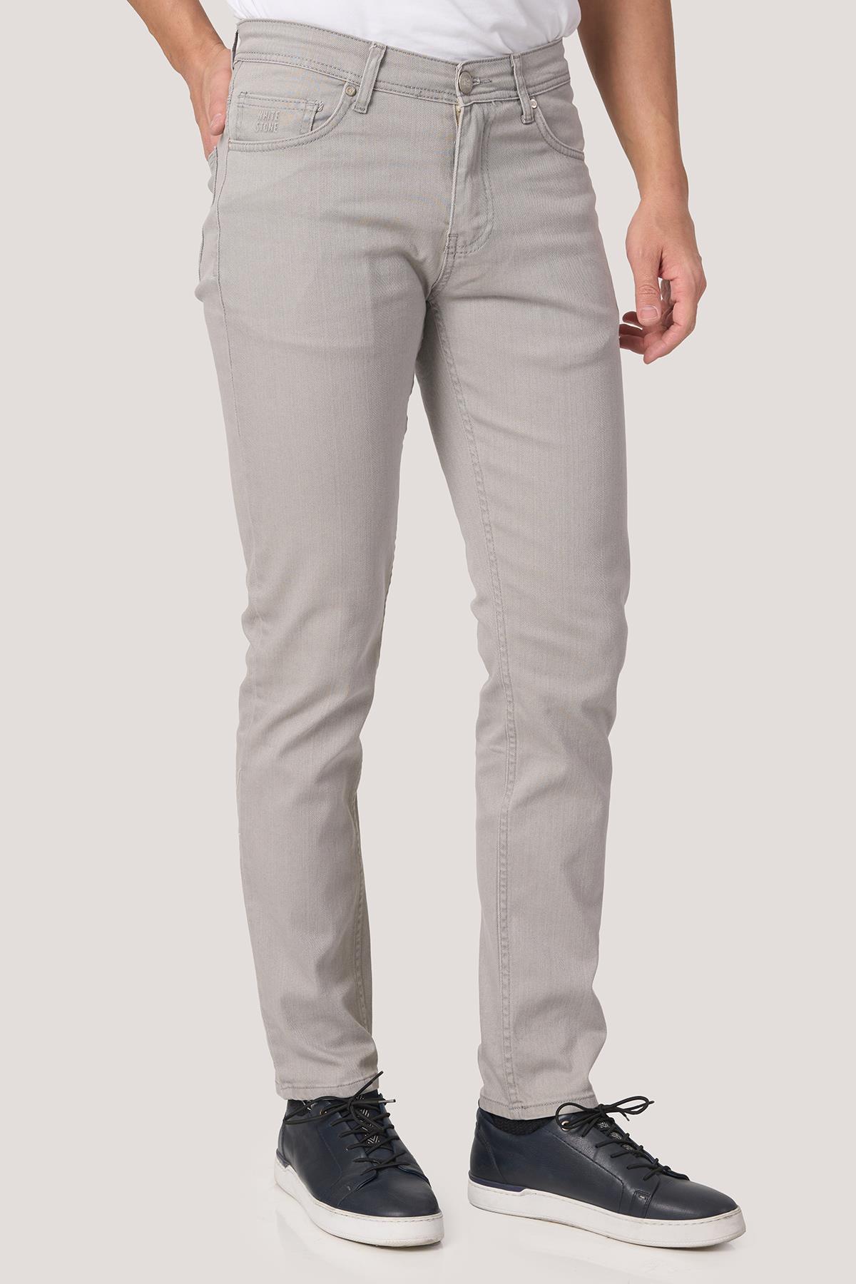 WHİTE STONE  2025-Y  J2505 MDL1  JEAN PANTOLON  5 CEP  A.GRİ