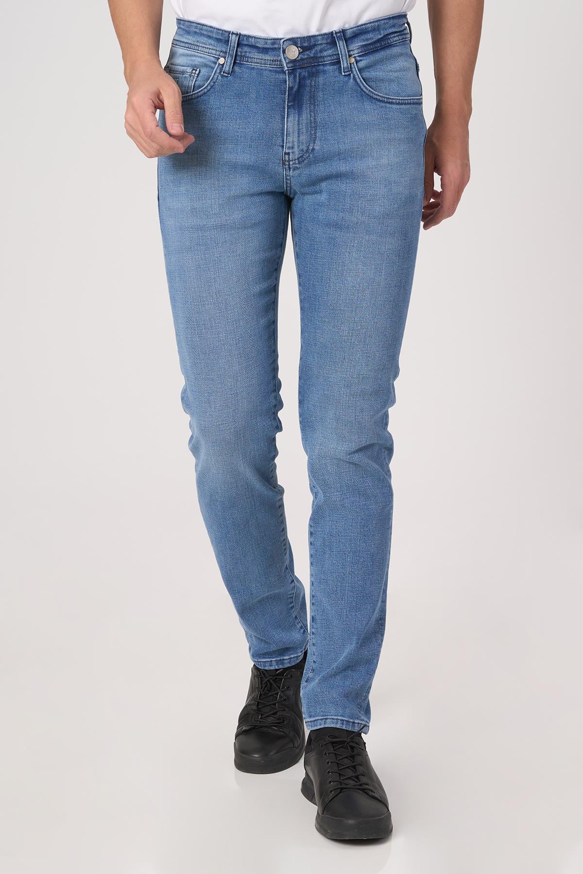 WHİTE STONE  2025-Y  J2509 MDL5  JEAN PANTOLON  5 CEP  A.MAVİ