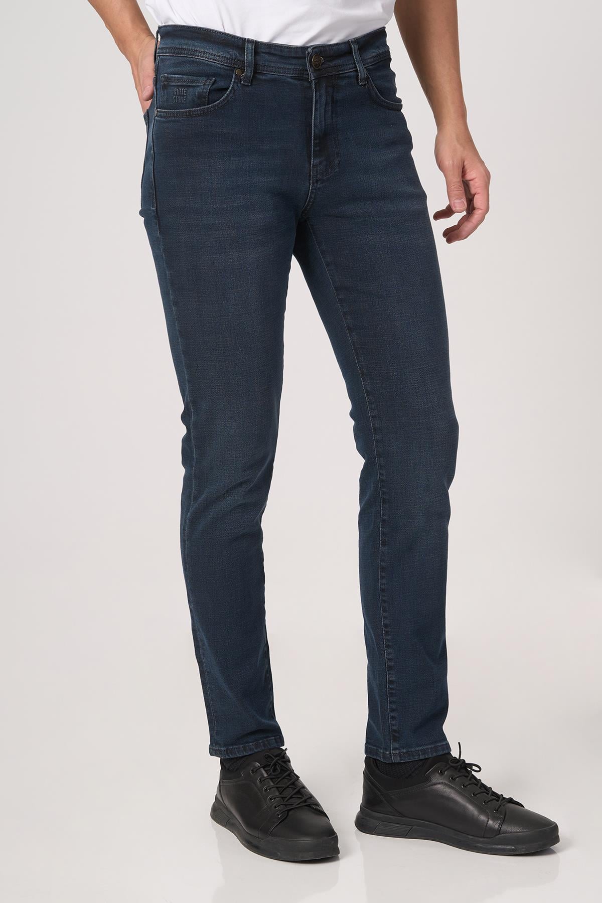 WHİTE STONE  2025-Y  J2509 MDL5  JEAN PANTOLON  5 CEP  KAHVE