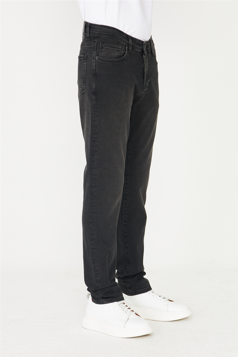 Antrasit Düz Kesim Modern Jean